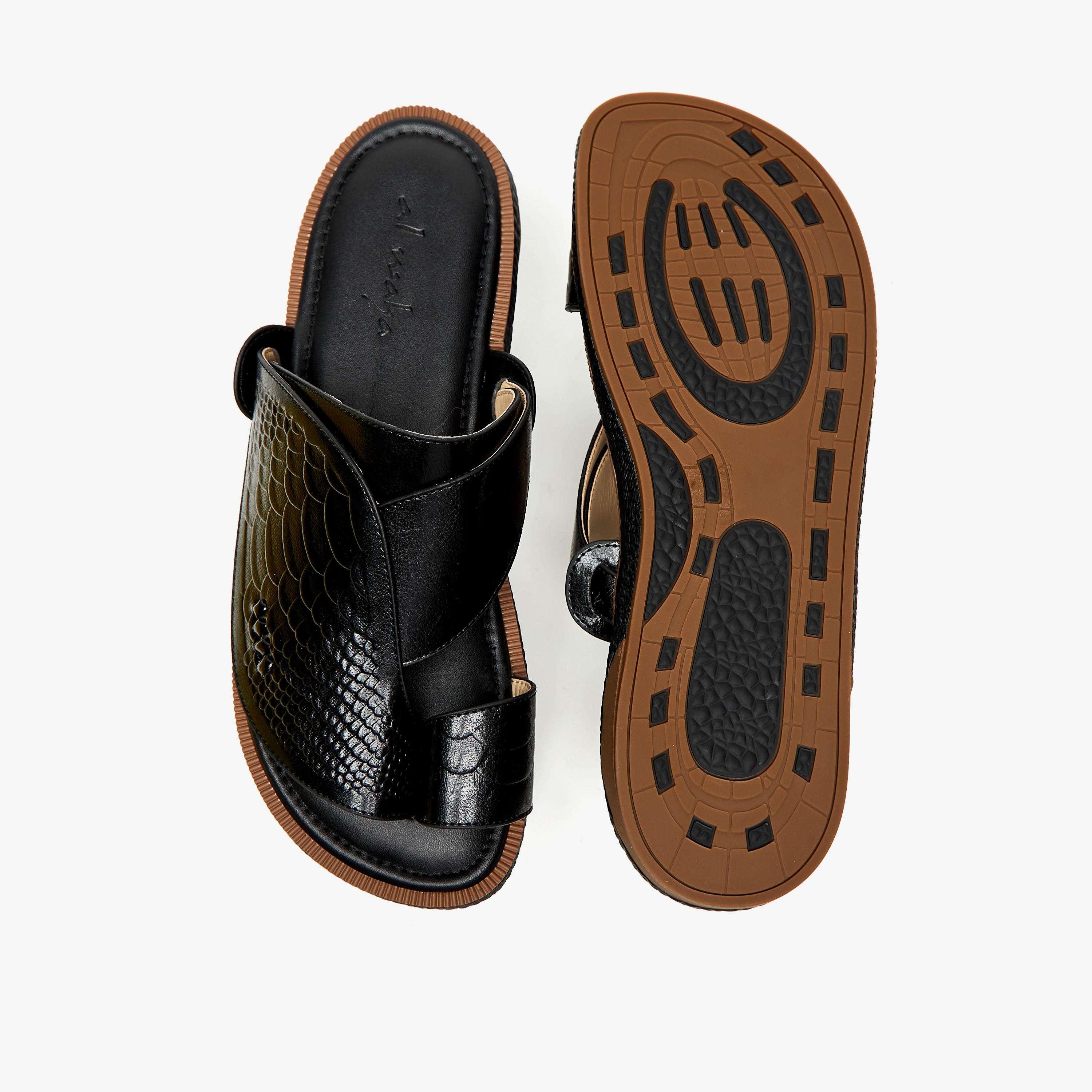 صندل عربي بارز الملمس وسهل الارتداء من الواحة-cpmen-footwear-sandals-image-5