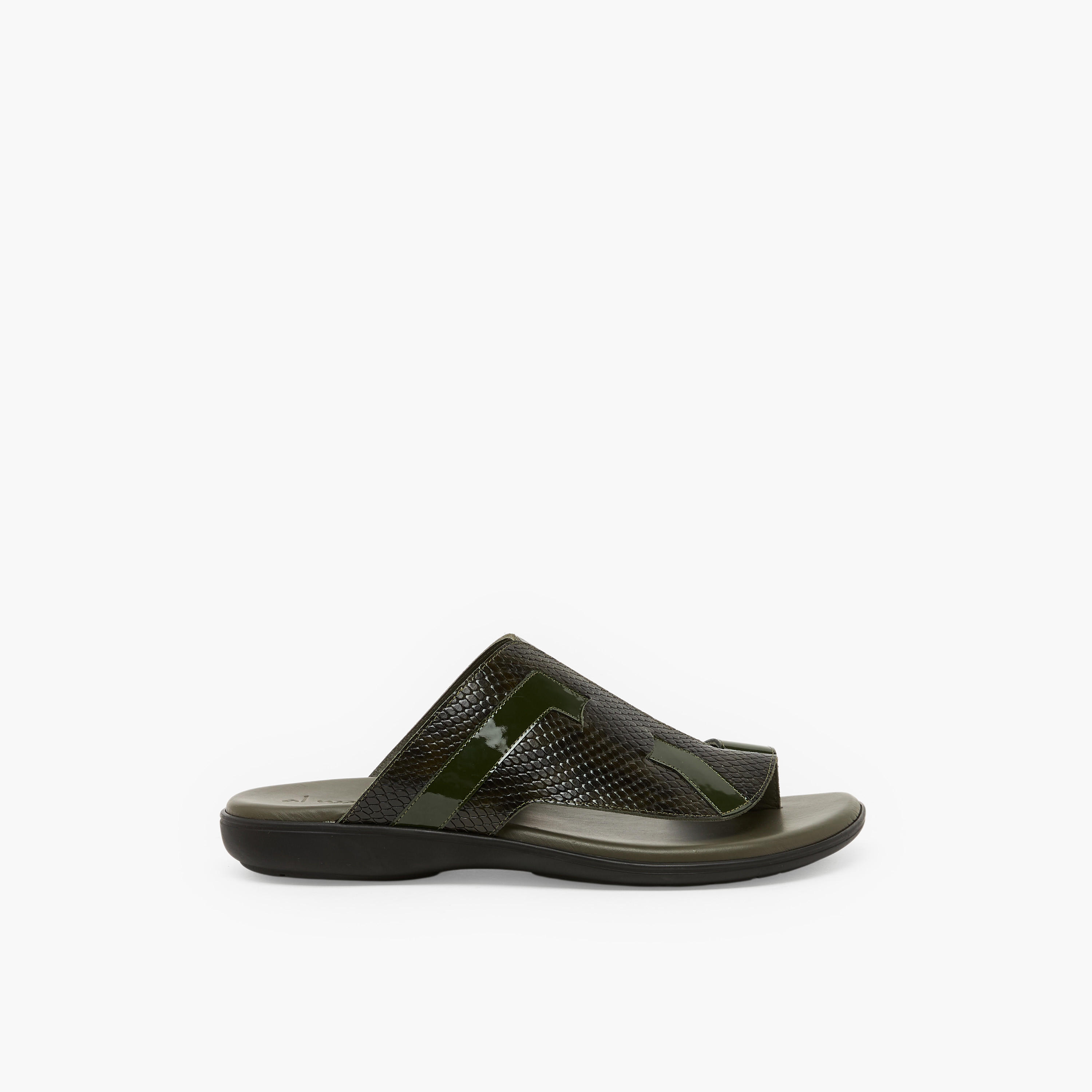 صندل عربي جلد سهل الارتداء للرجال من الواحة-men-shoes-sandals-image-3