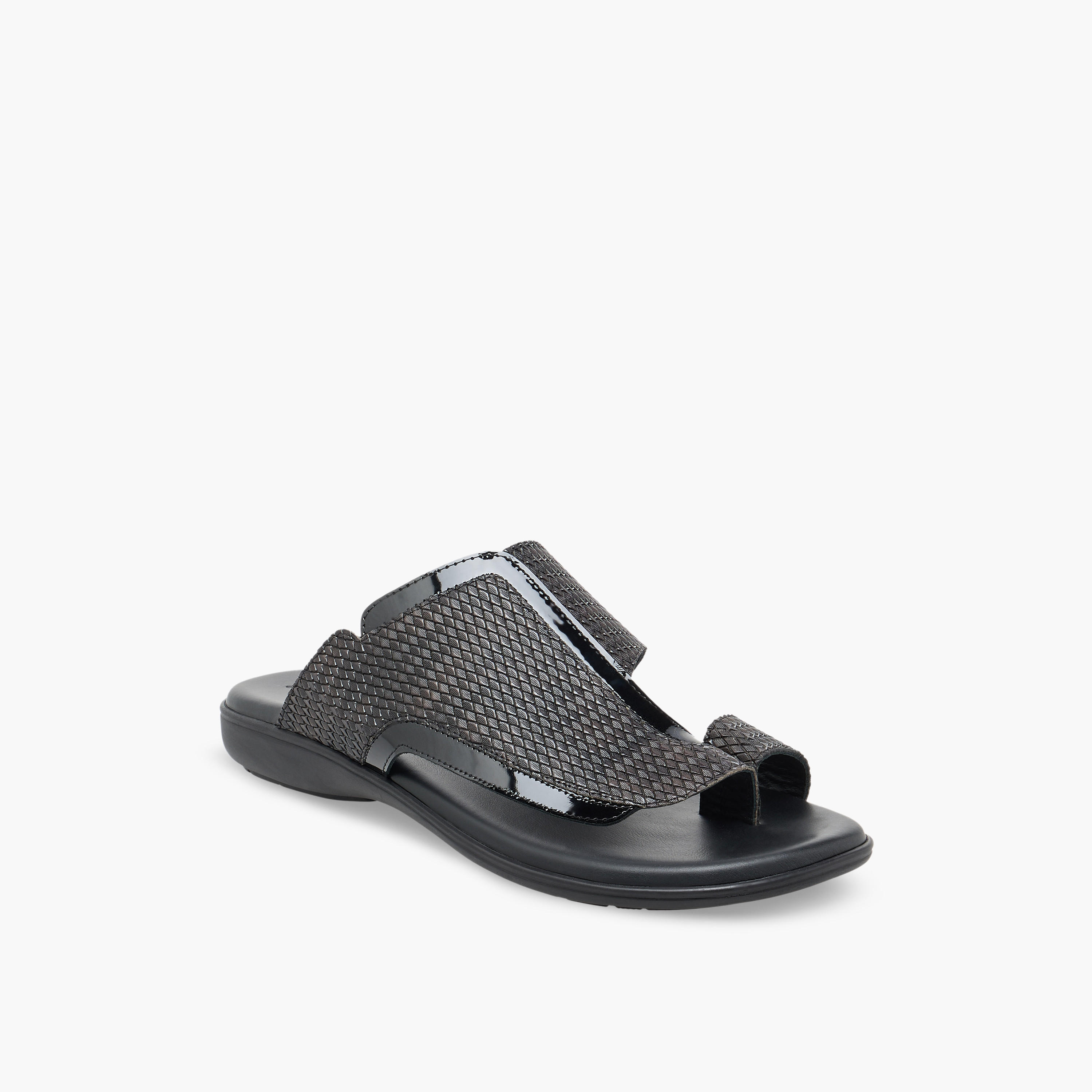 صندل عربي جلد بارز الملمس للرجال من الواحة-men-shoes-sandals-image-2