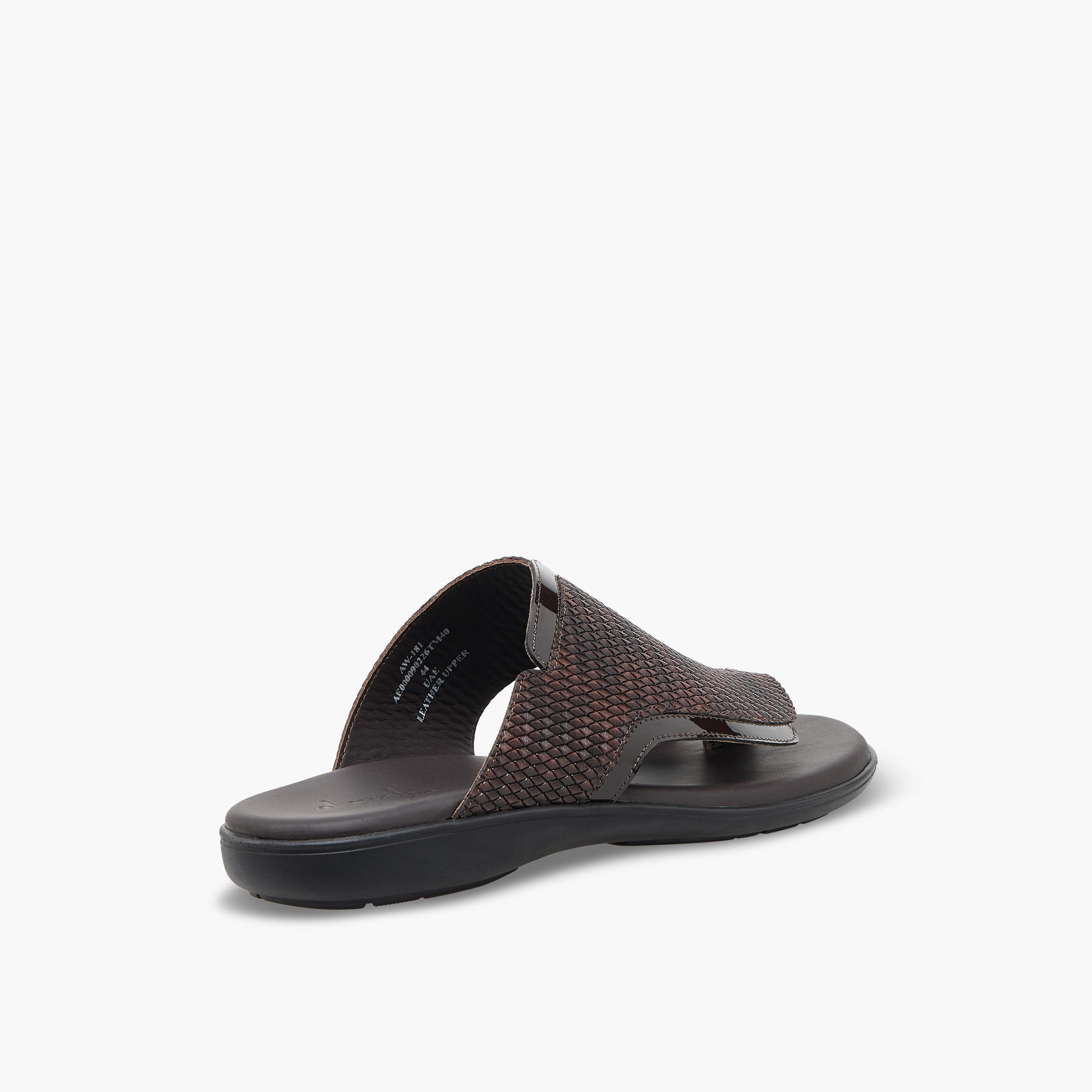 Al Waha Men Textured Leather Arabic Sandals-men-shoes-sandals-image-6