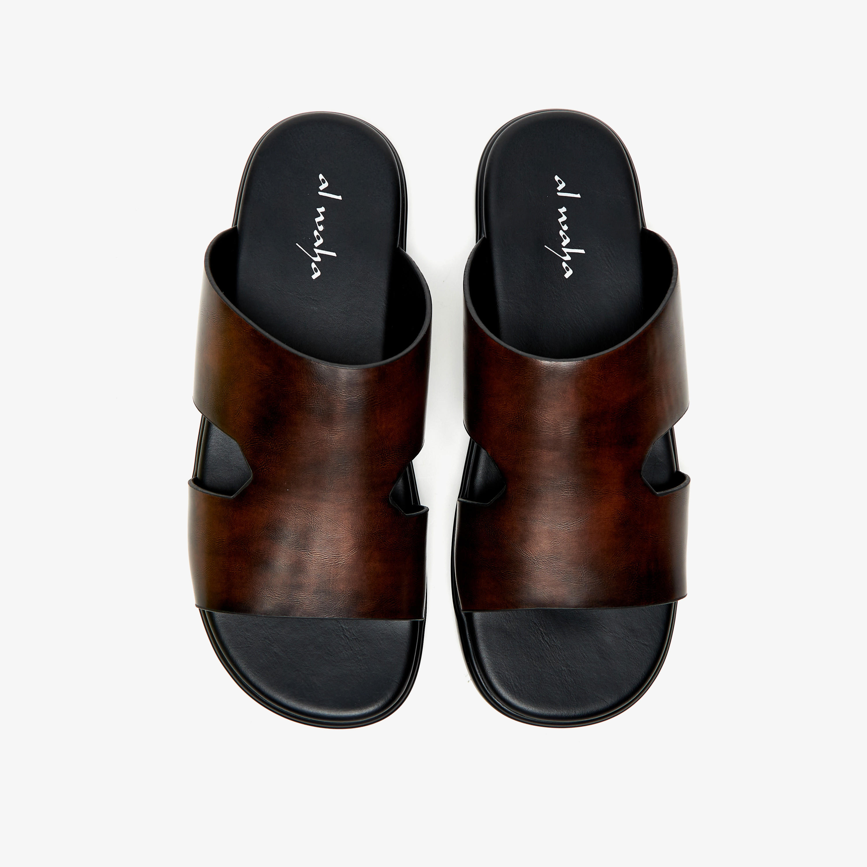 صندل عربي سادة سهل الارتداء من الواحة-men-shoes-sandals-image-1
