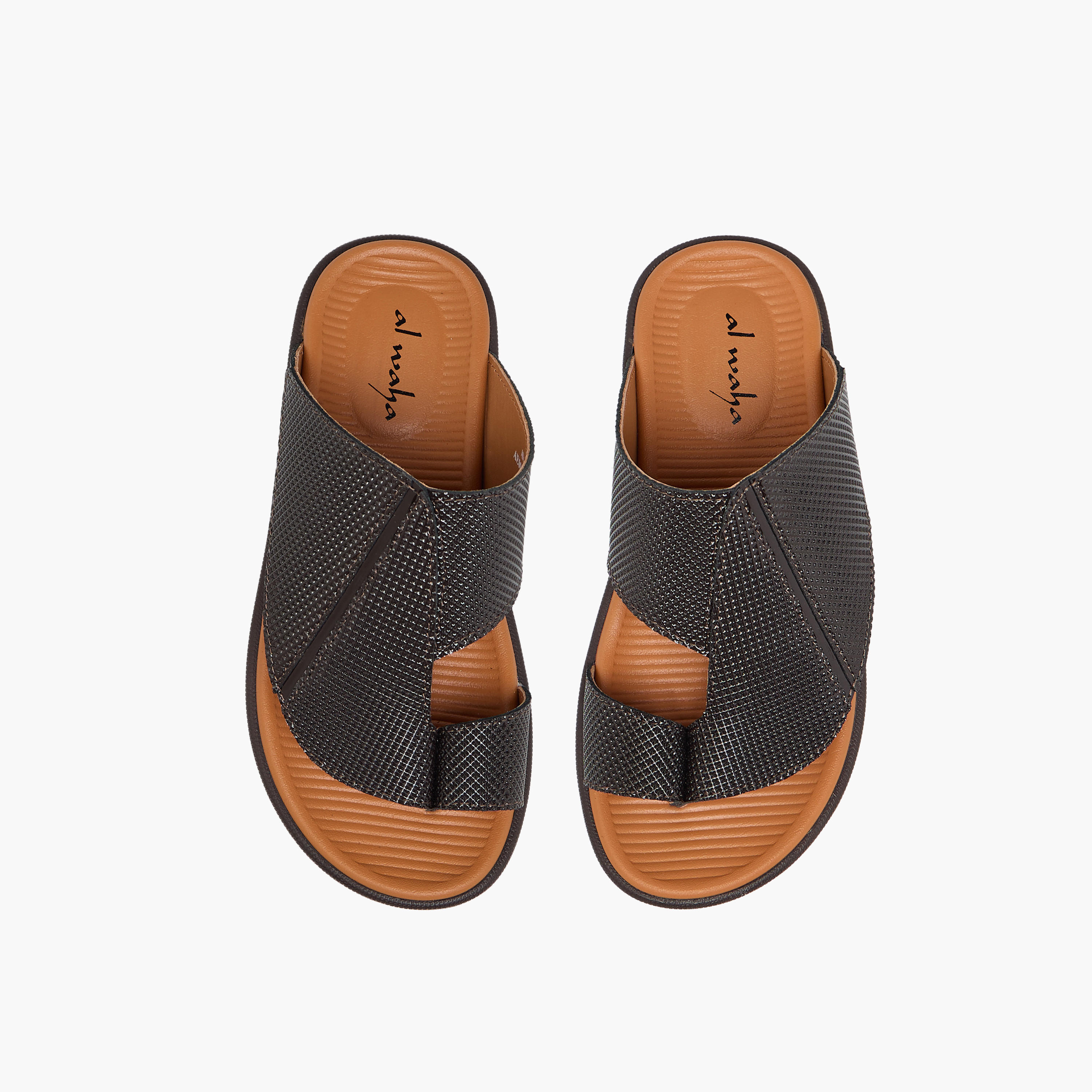 صندل عربي جلد سهل الارتداء للأولاد من الواحة-boys-shoes-sandals-image-1
