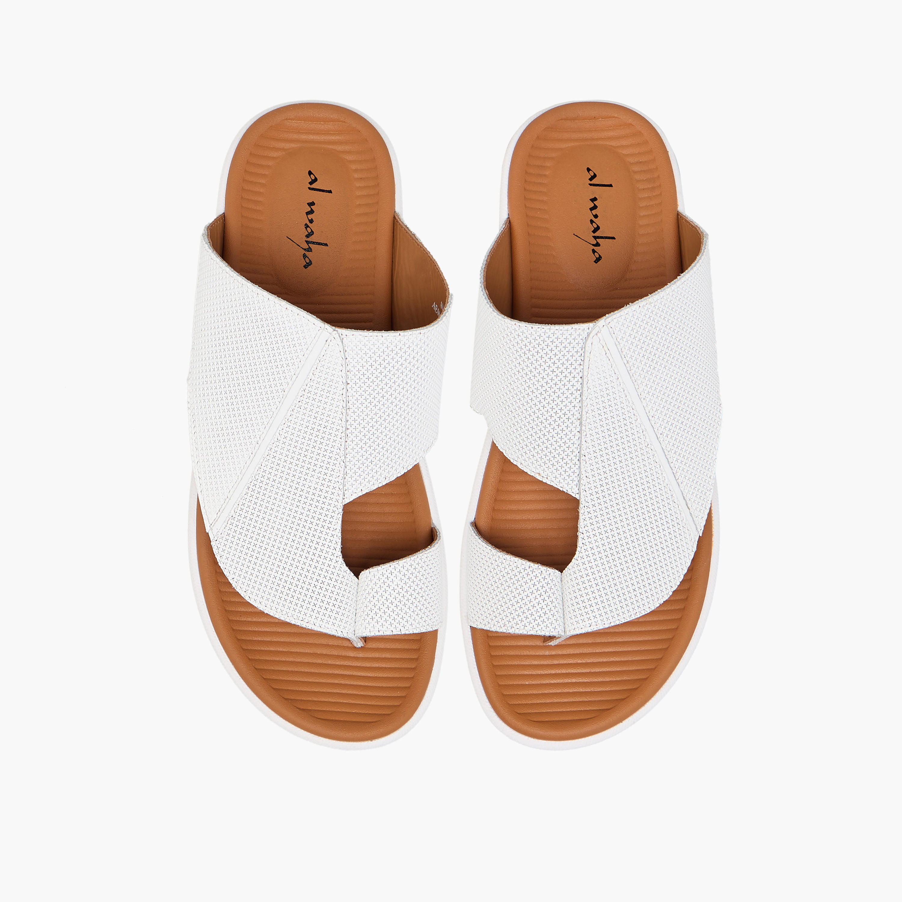 Al Waha Boys Slip-On Leather Arabic Sandals-boys-shoes-sandals-image-1