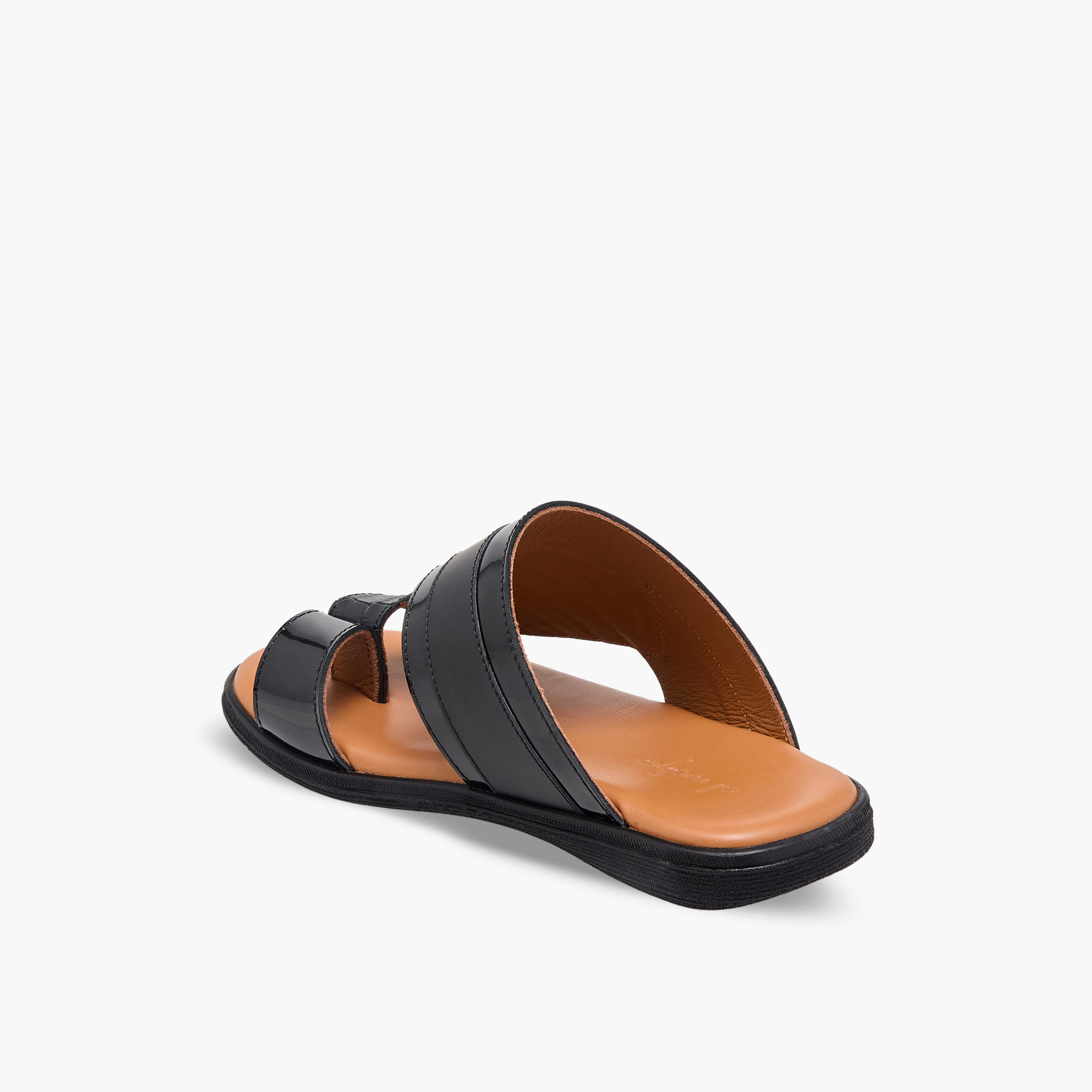 صندل عربي جلد سهل الارتداء للأولاد من الواحة-boys-shoes-sandals-image-4