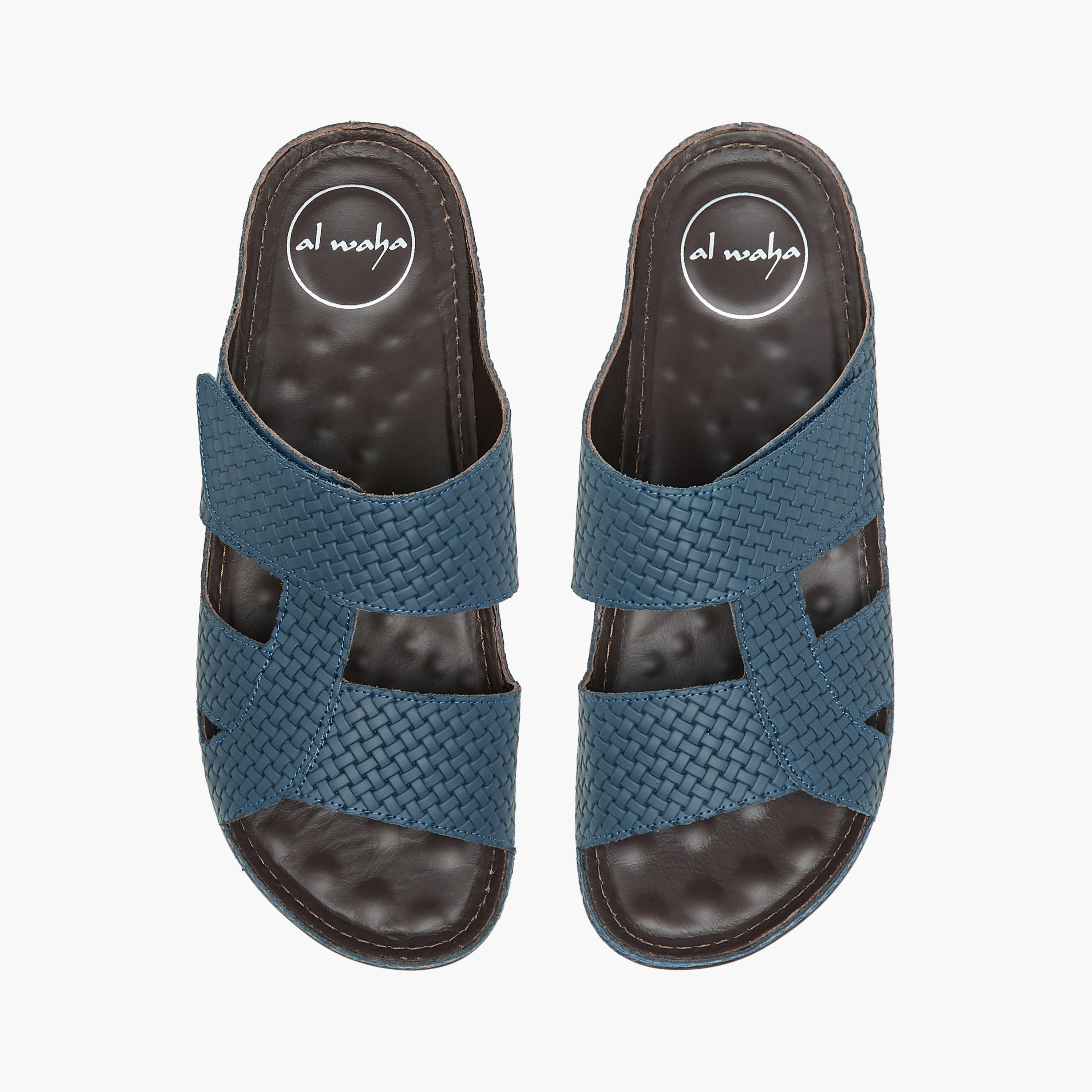 Al Waha Men Textured Arabic Sandals-men-shoes-sandals-image-1