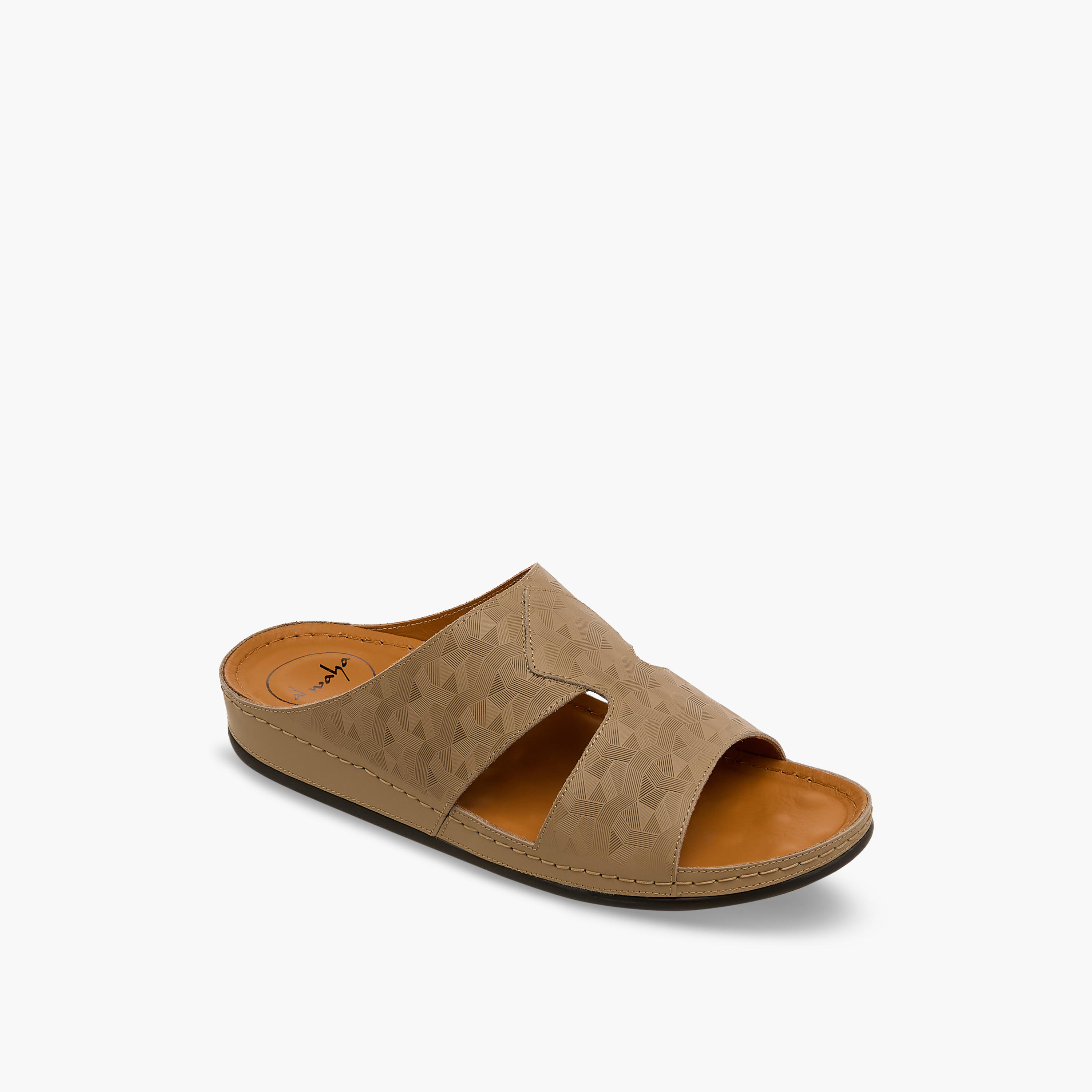 Al Waha Men Leather Arabic Sandals-men-shoes-sandals-image-2