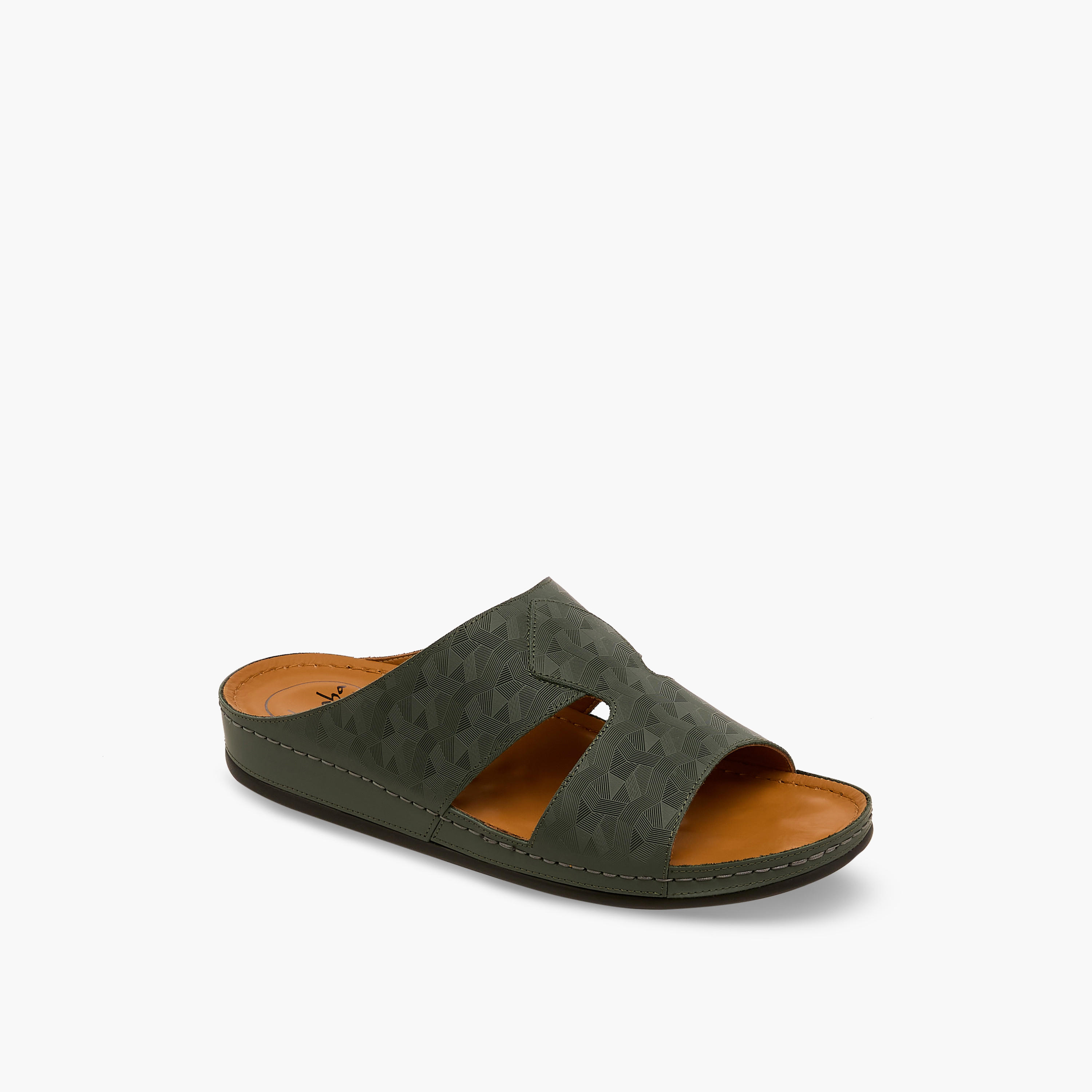 Al Waha Men Leather Arabic Sandals-men-shoes-sandals-image-2