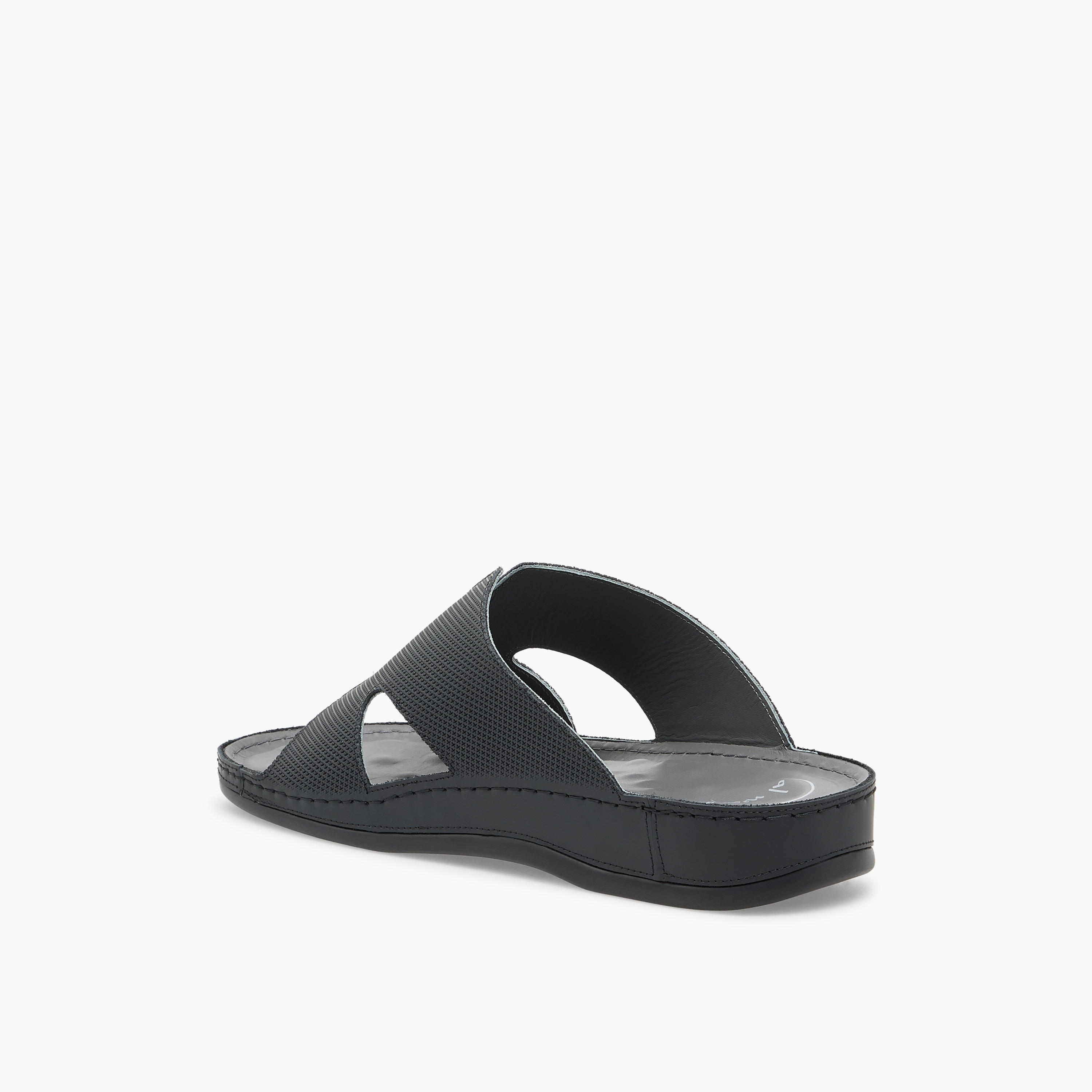 Al Waha Men Textured Leather Arabic Sandals-men-shoes-sandals-image-4