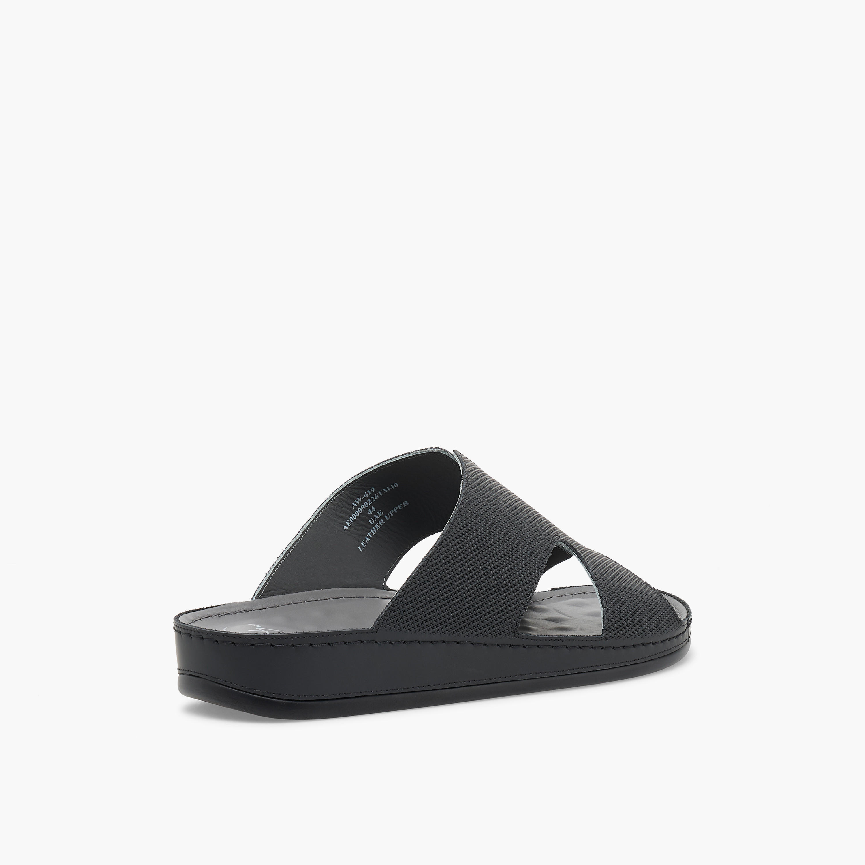 Al Waha Men Textured Leather Arabic Sandals-men-shoes-sandals-image-6