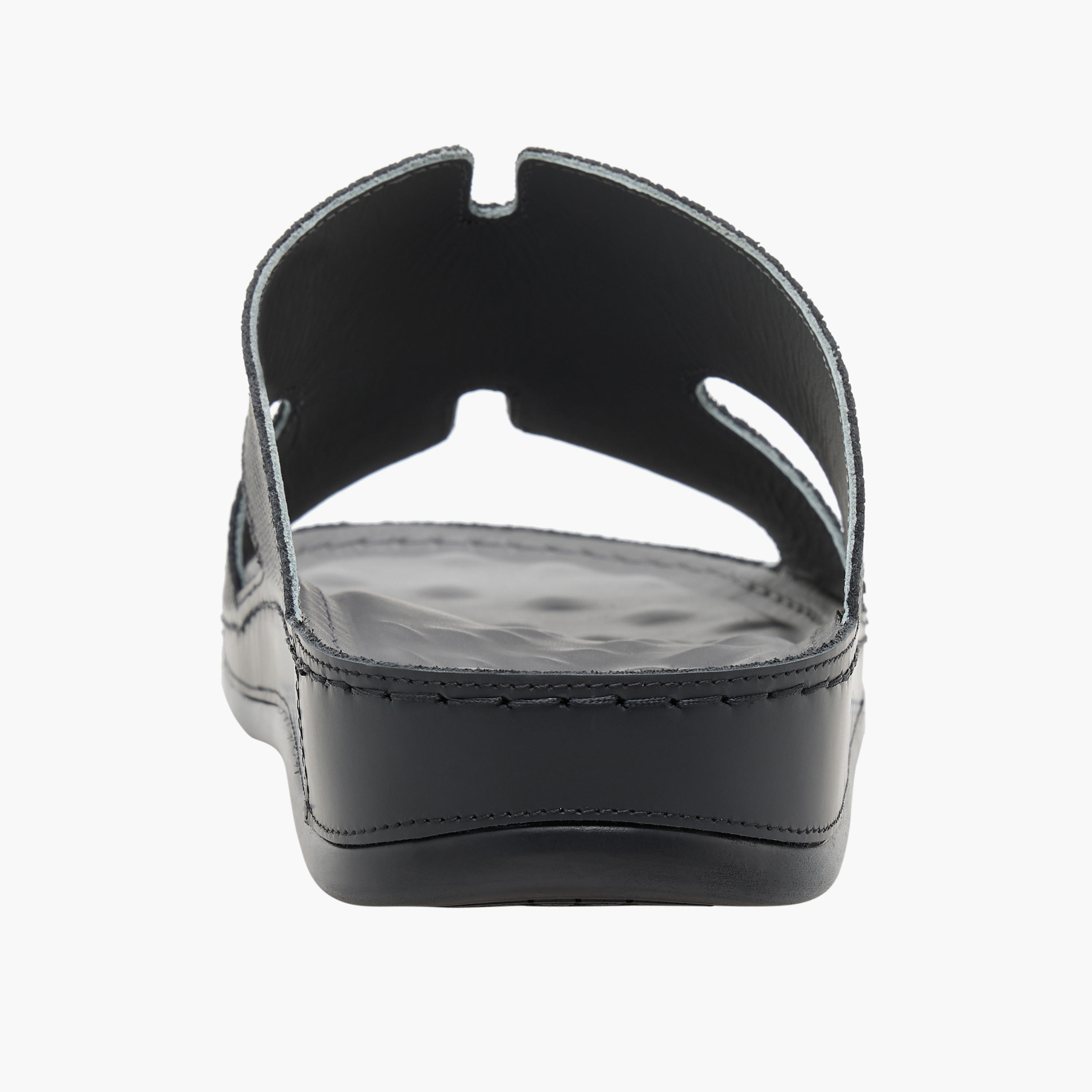 Al Waha Men Textured Leather Arabic Sandals-men-shoes-sandals-image-8