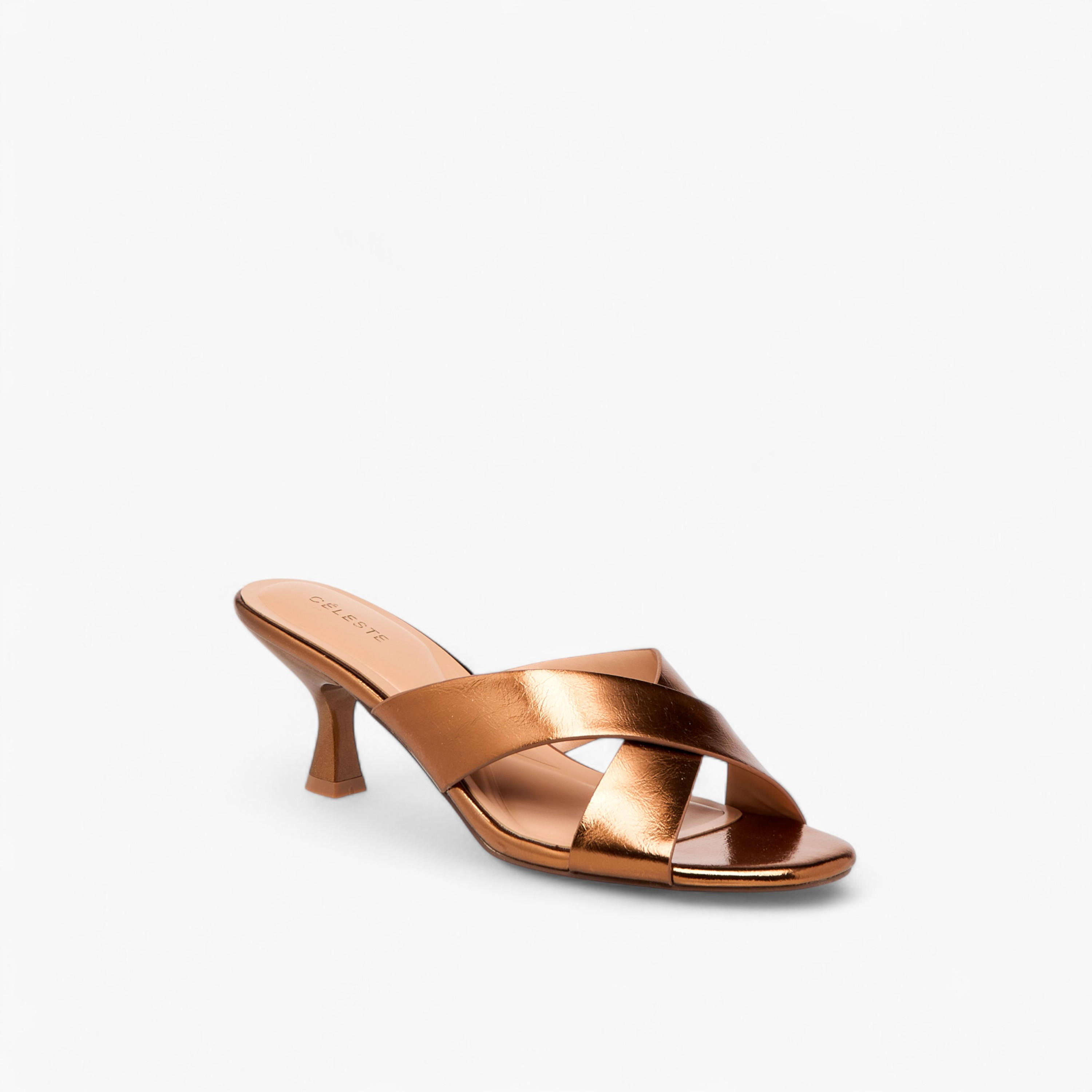 Celeste Women Crisscross Kitten Heel Sandals-women-shoes-sandals-heeled-image-2
