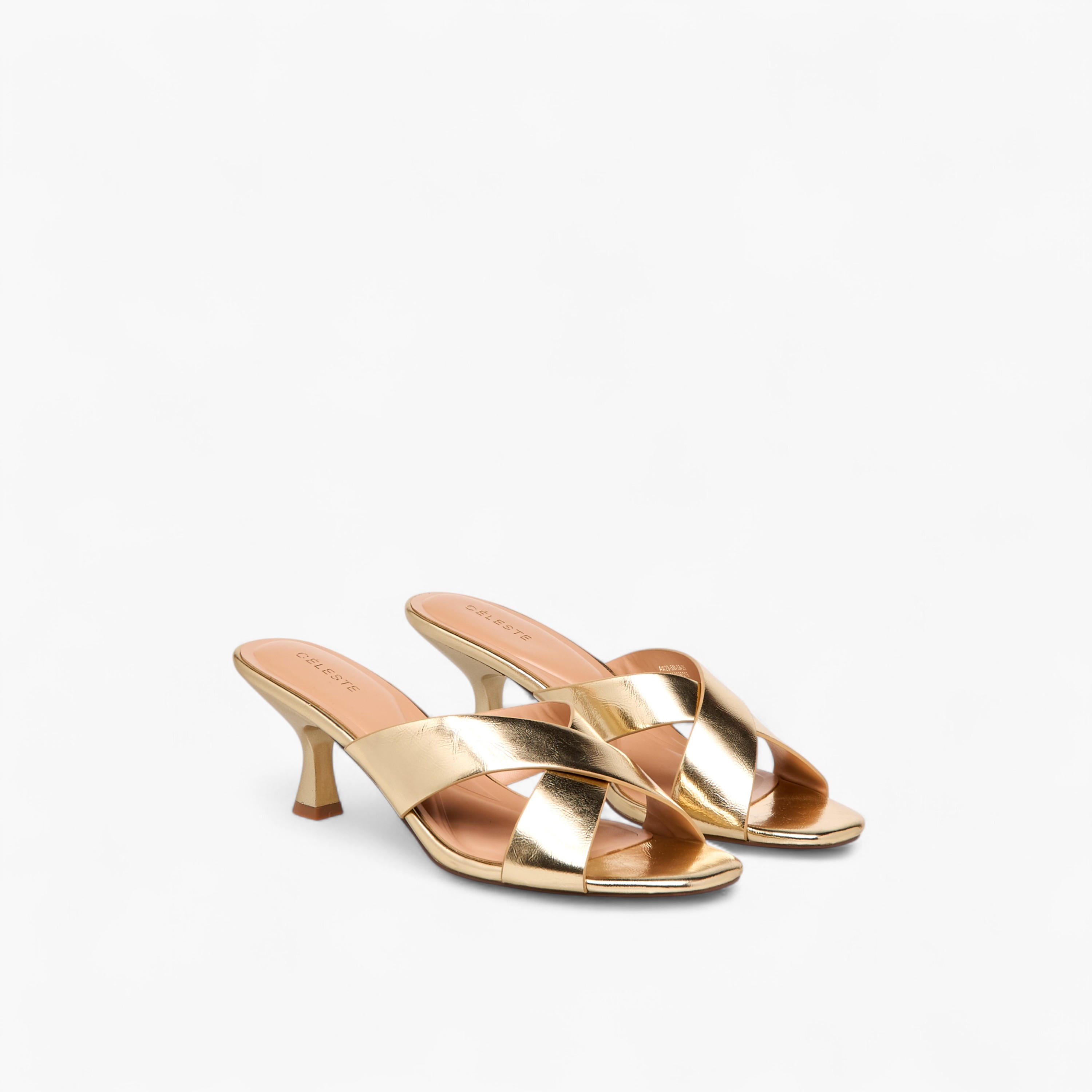 Celeste Women Crisscross Kitten Heel Sandals-women-shoes-sandals-heeled-image-1