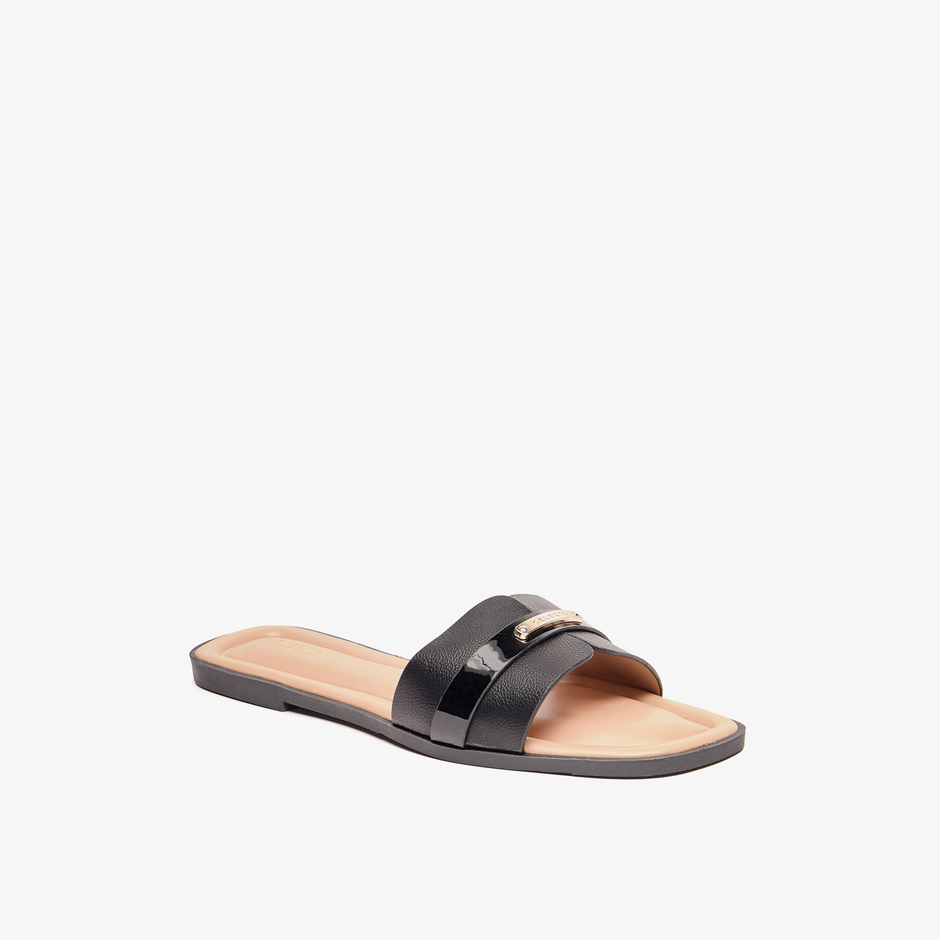 Celeste Women's Logo Accent Slides-women-shoes-flats-sandals-image-1