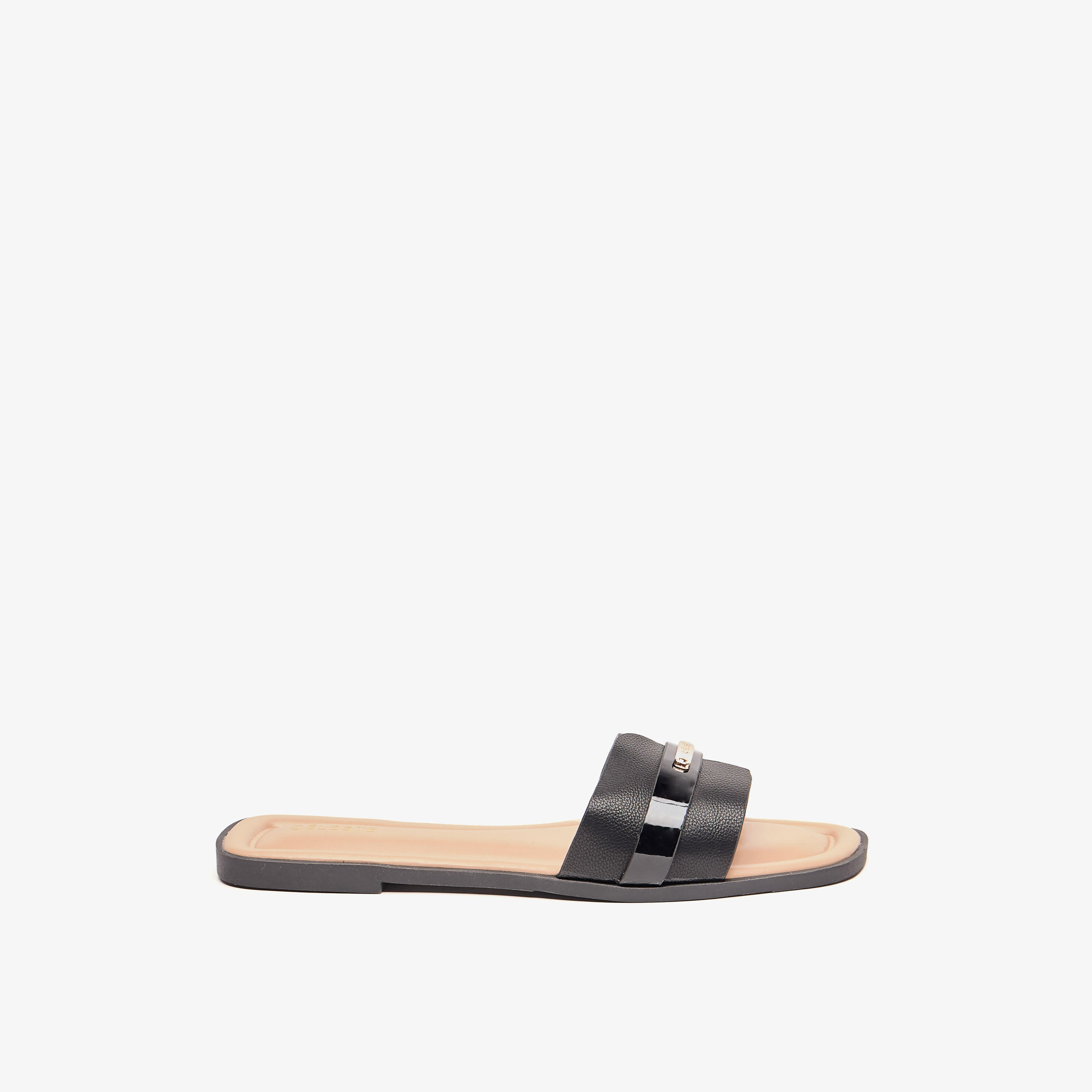 Celeste Women's Logo Accent Slides-women-shoes-flats-sandals-image-3