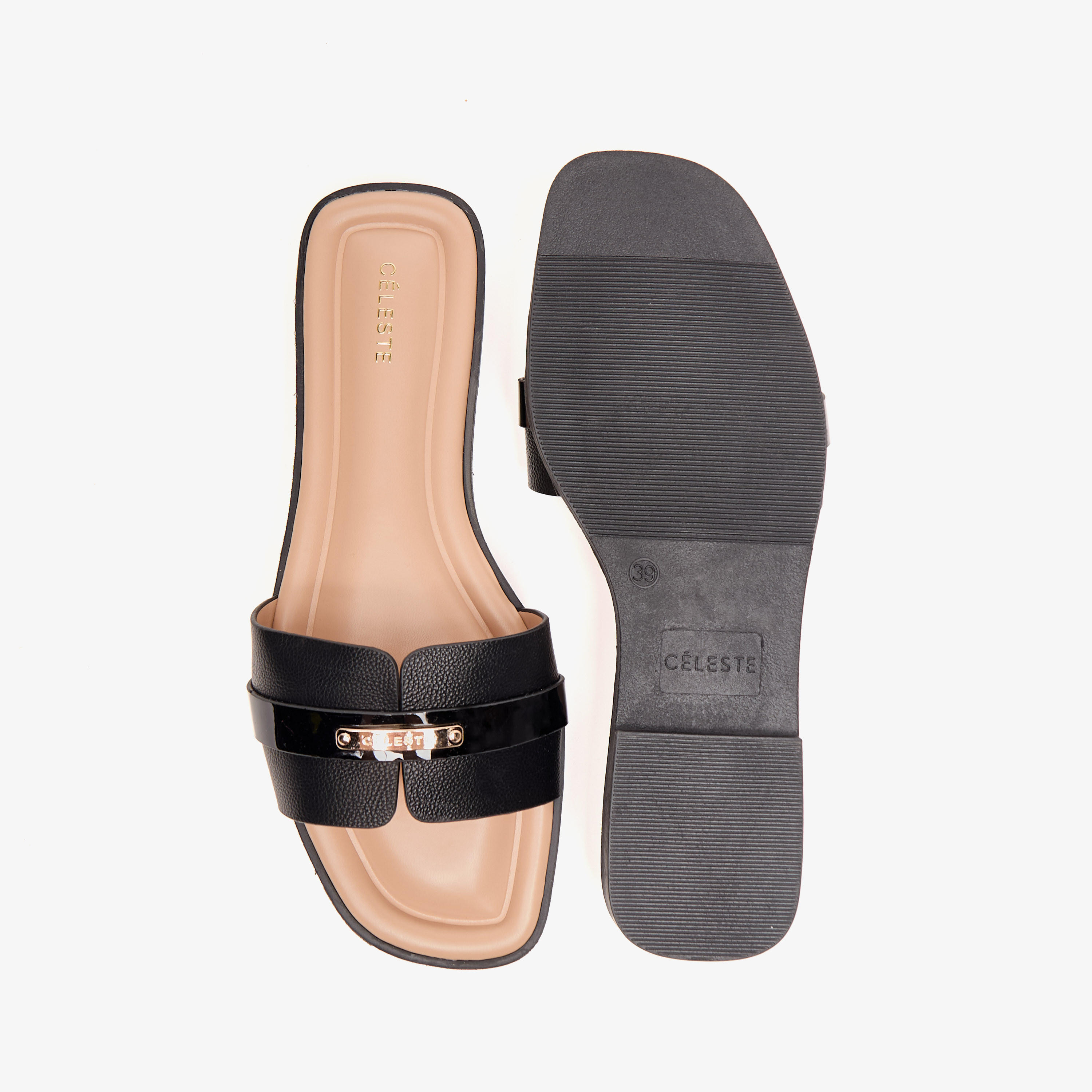 Celeste Women's Logo Accent Slides-women-shoes-flats-sandals-image-4