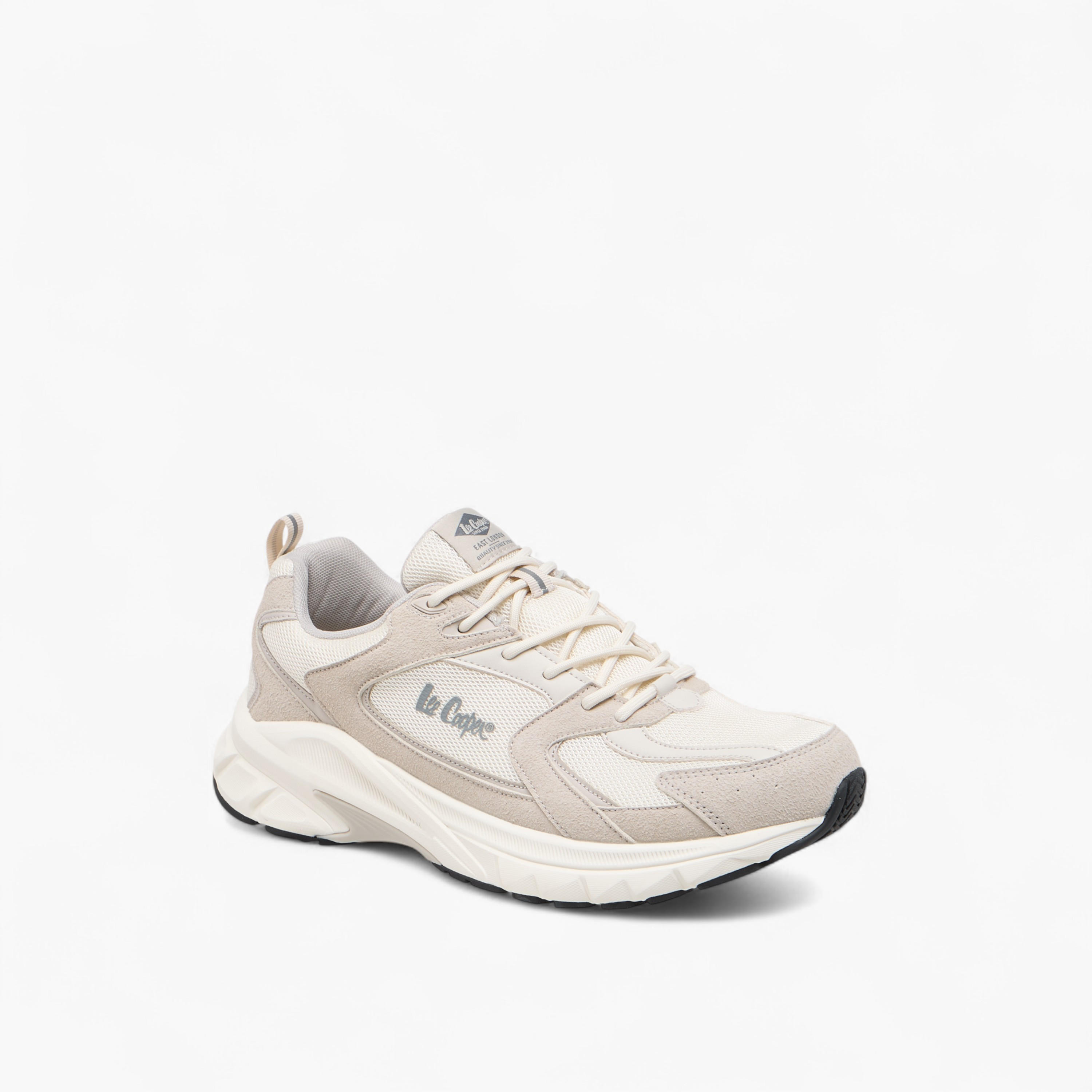 Lee Cooper Men's Panelled Lace-Up Sports Shoes with Pull Tab-men-shoes-sneakers-image-2