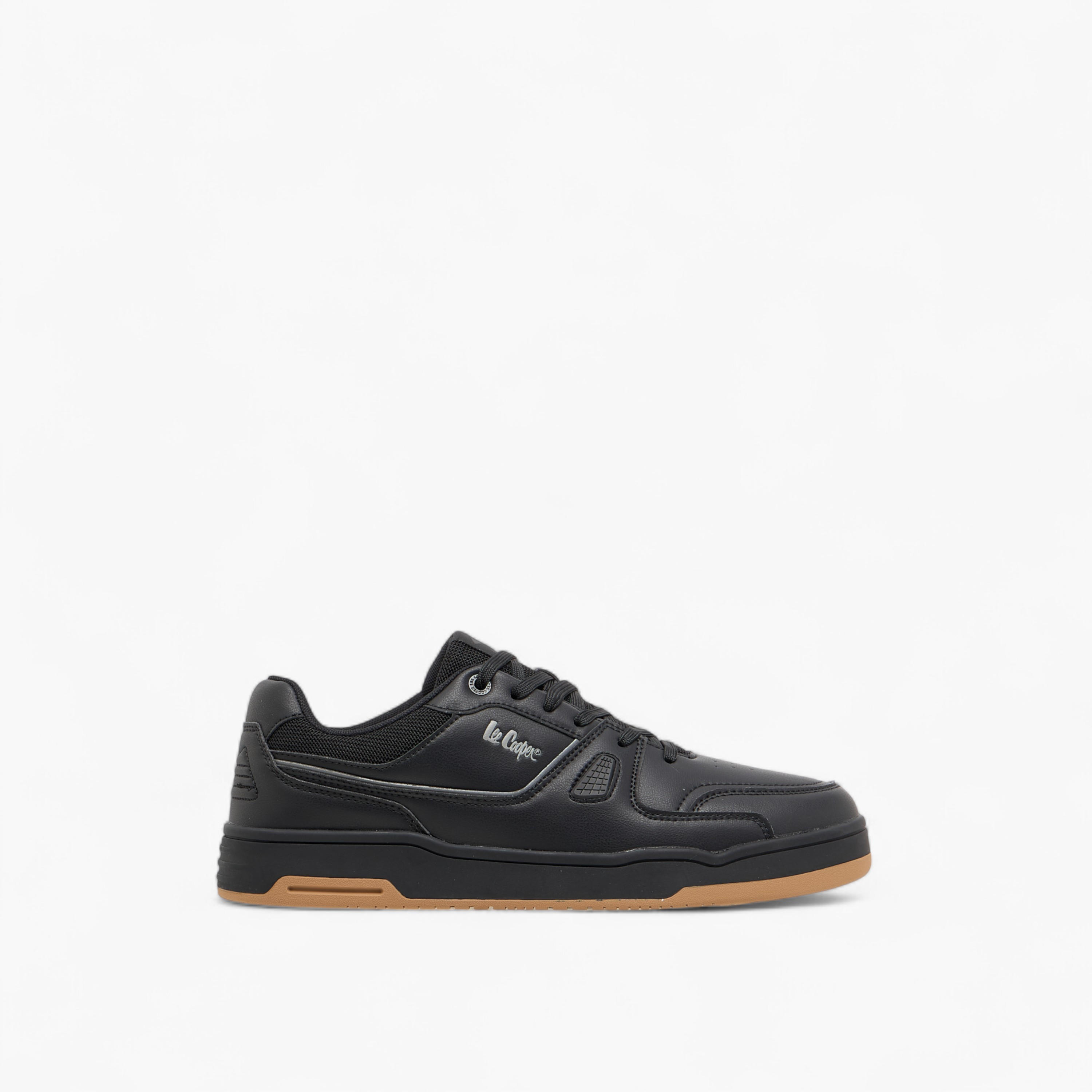 Lee Cooper Men's Panelled Lace-Up Sneakers-men-shoes-sneakers-image-3