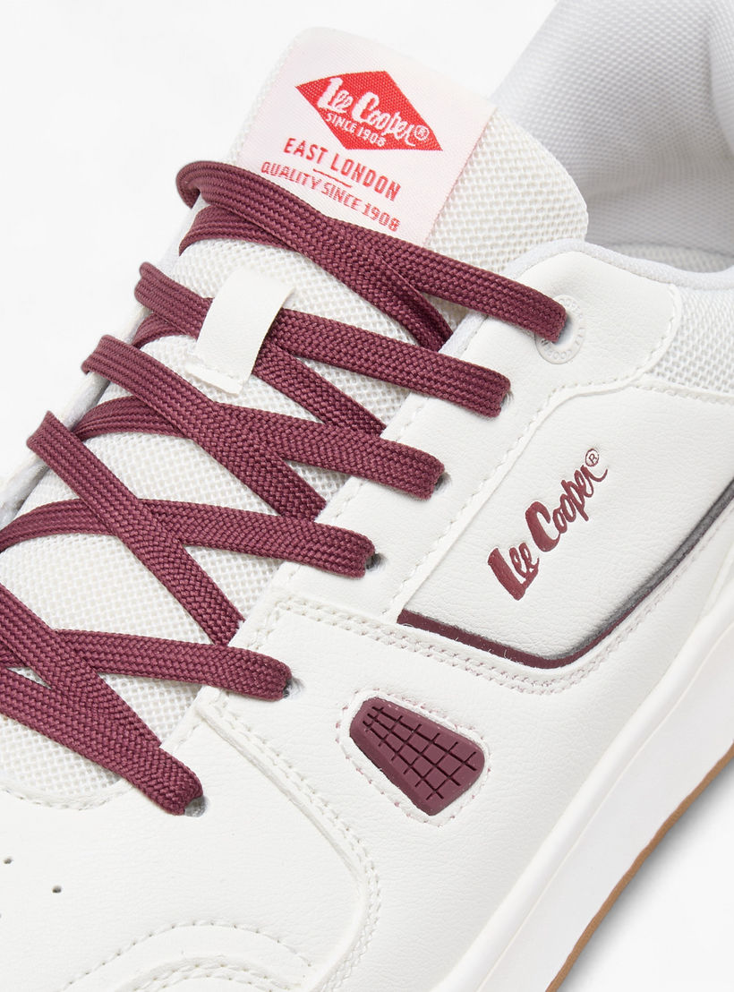 Lee Cooper Men's Panelled Lace-Up Sneakers-men-shoes-sneakers-image-5