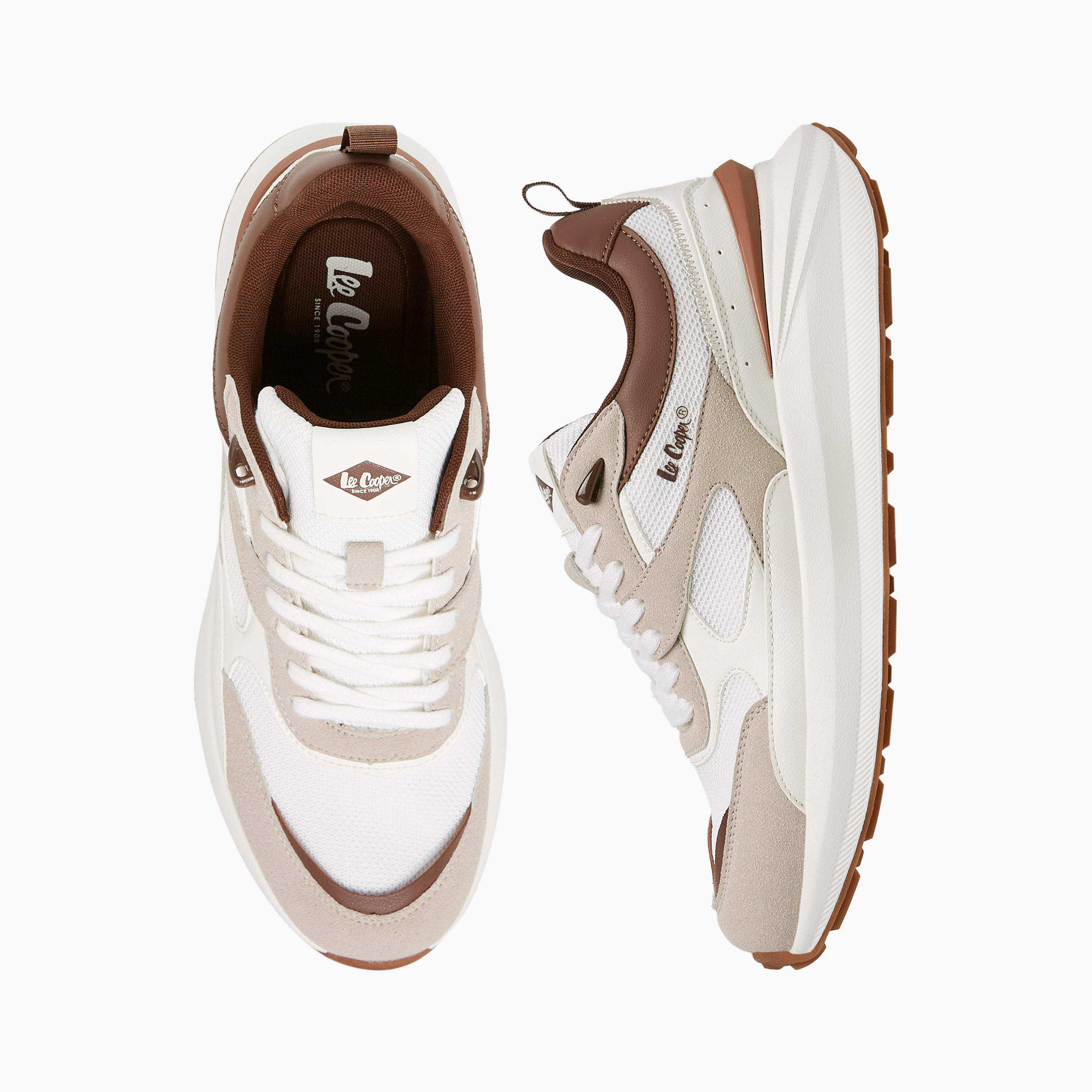 حذاء سنيكرز قوالب ملونة برباط للرجال من لي كوبر-men-shoes-sneakers-image-1