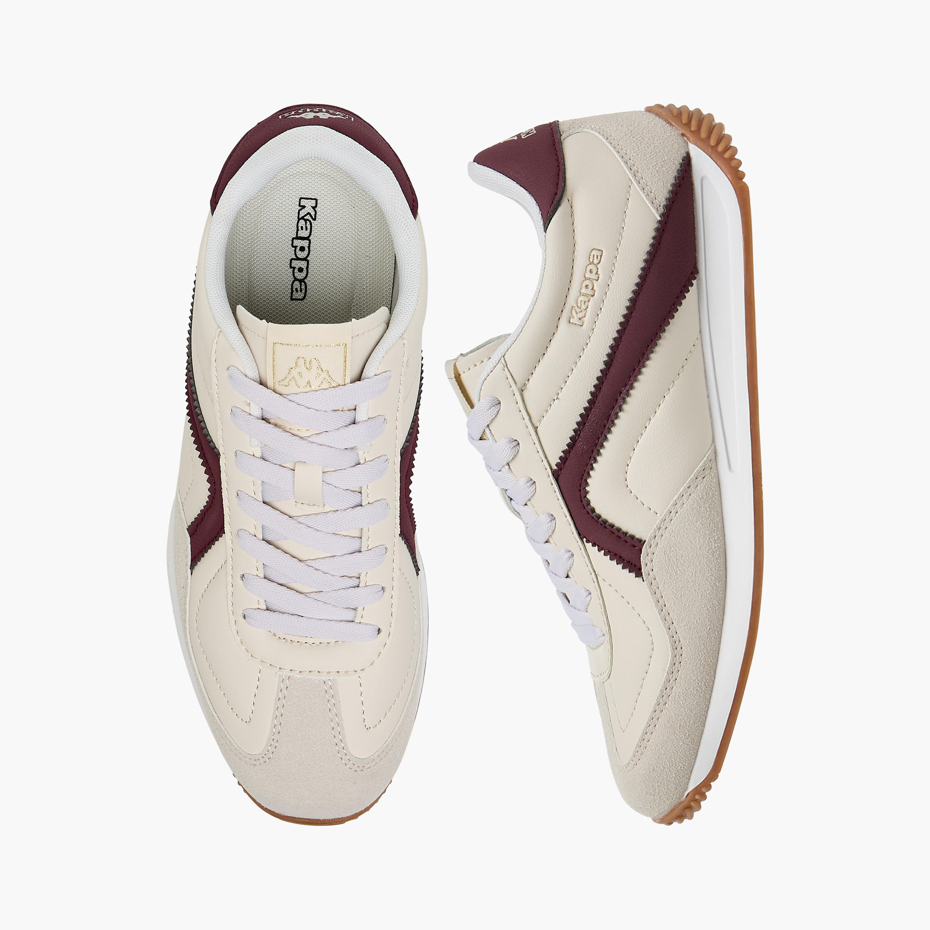 Kappa Women's Colourblock Lace-Up Sneakers-women-shoes-sneakers-image-1