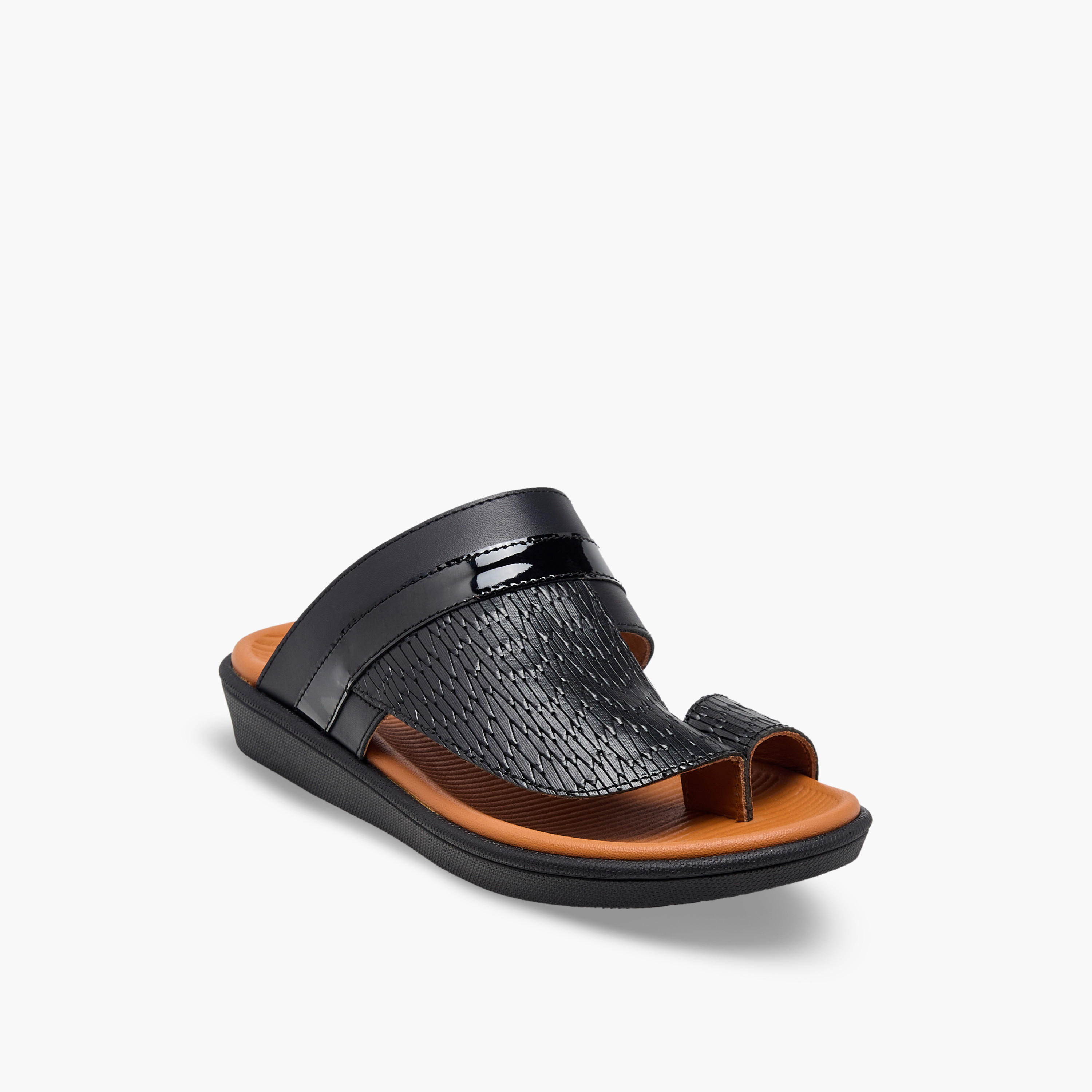 صندل عربي جلد سهل الارتداء للأولاد من الواحة-boys-shoes-sandals-image-2