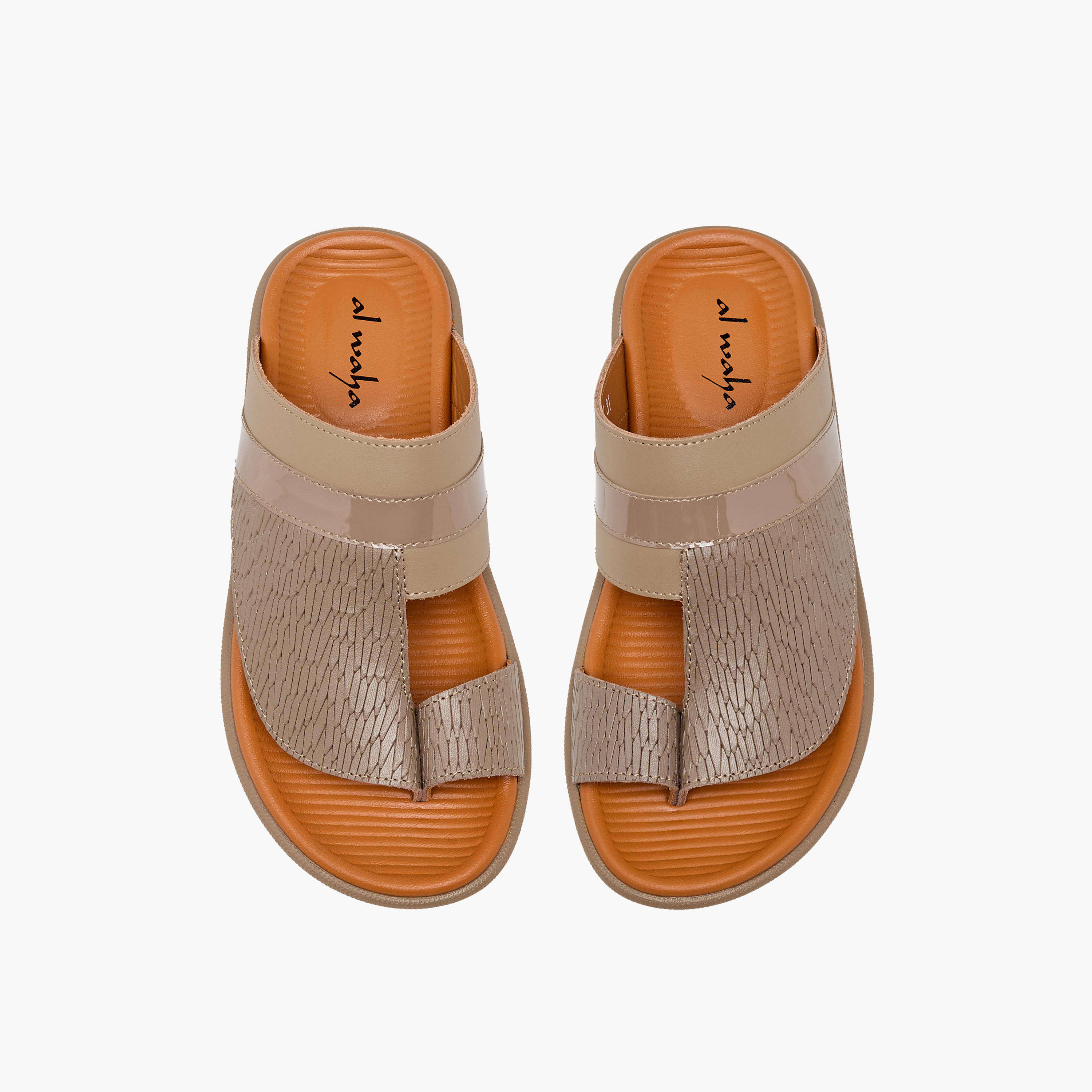 صندل عربي جلد سهل الارتداء للأولاد من الواحة-boys-shoes-sandals-image-1