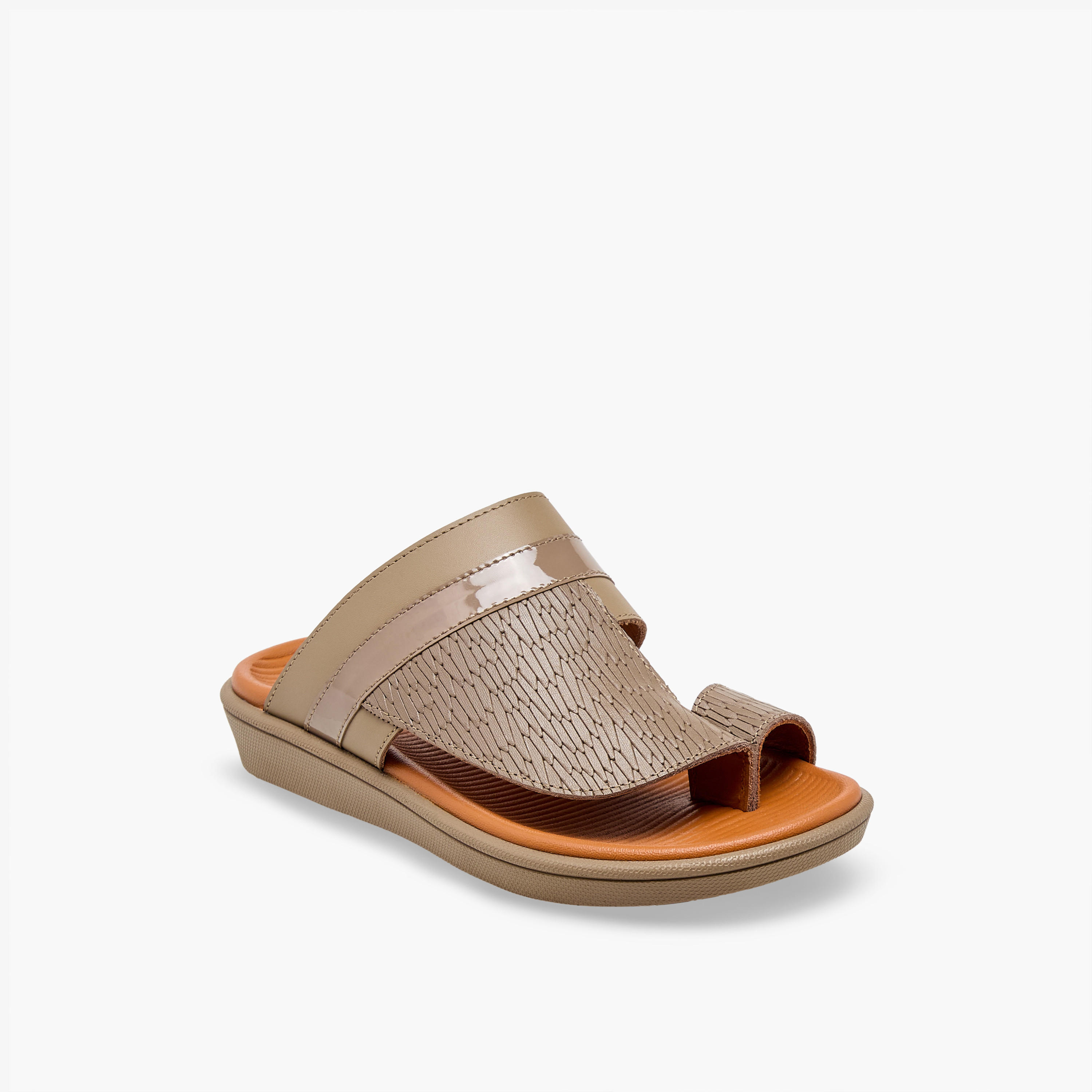 صندل عربي جلد سهل الارتداء للأولاد من الواحة-boys-shoes-sandals-image-2