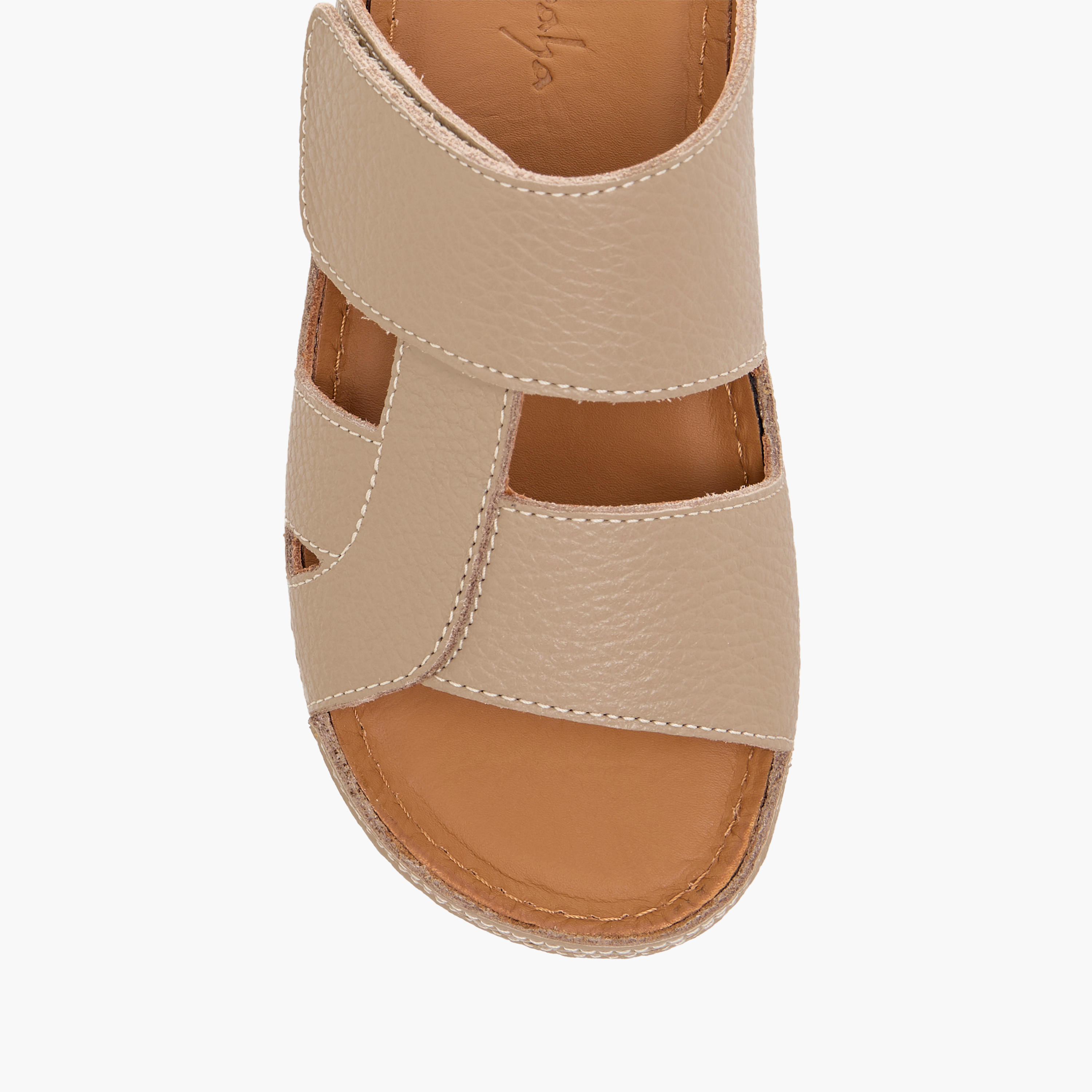 Al Waha Textured Slip-On Arabic Sandals-boys-shoes-sandals-image-3