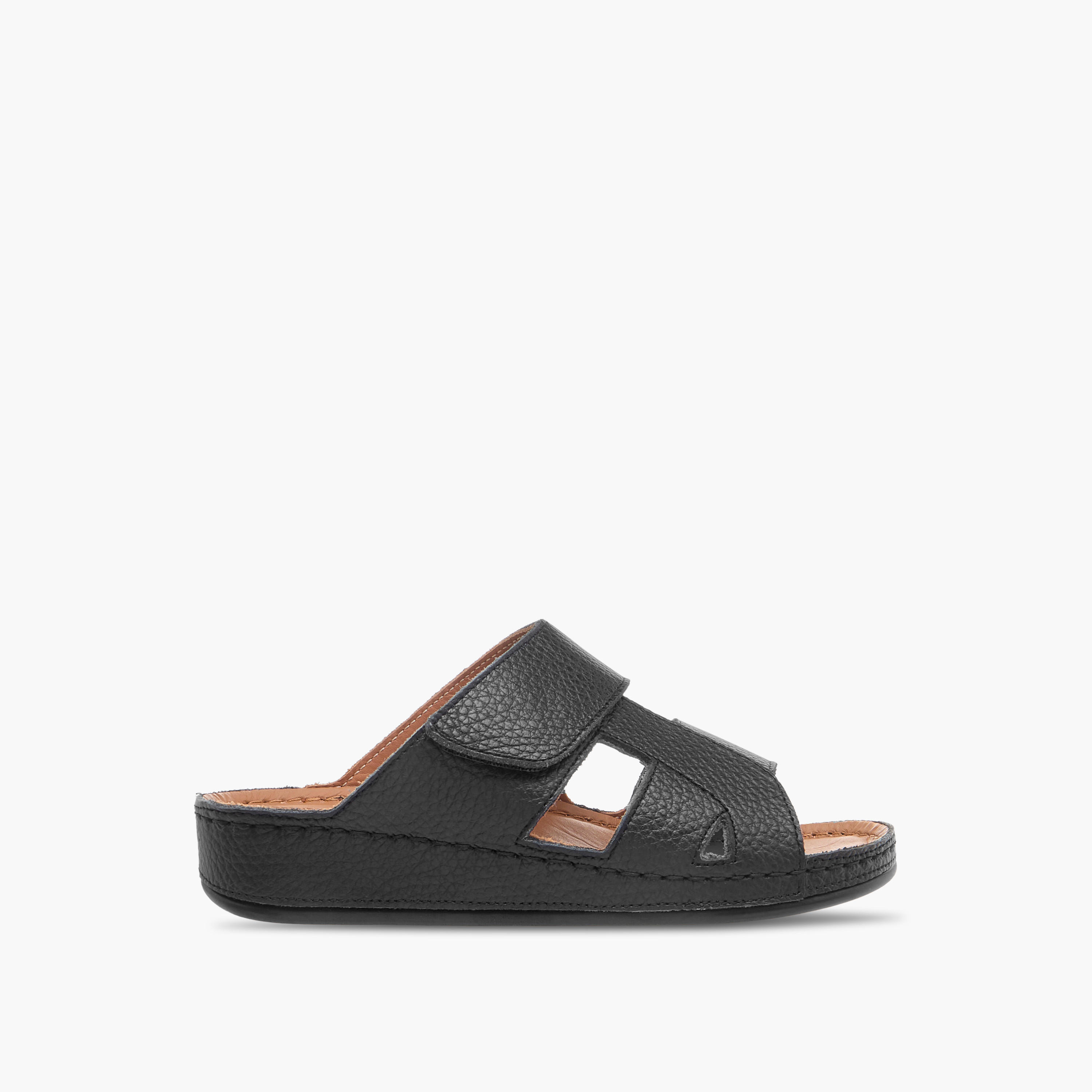 Al Waha Textured Slip-On Arabic Sandals-boys-shoes-sandals-image-2