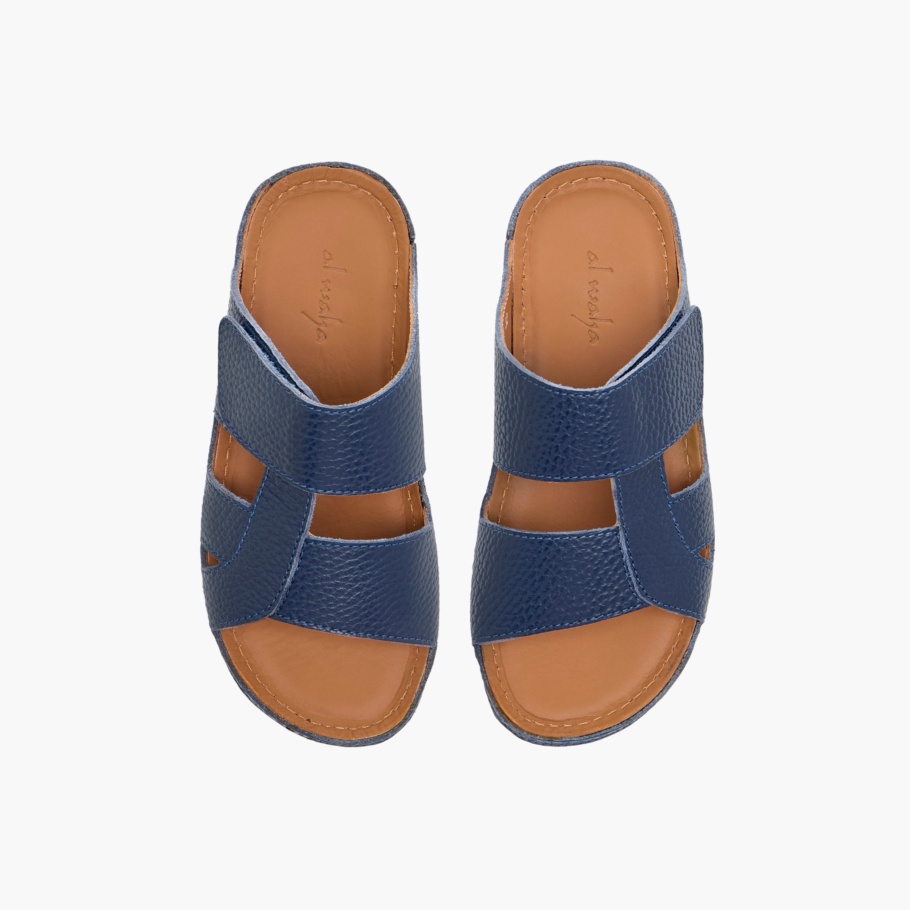 Al Waha Textured Slip-On Arabic Sandals-boys-shoes-sandals-image-1