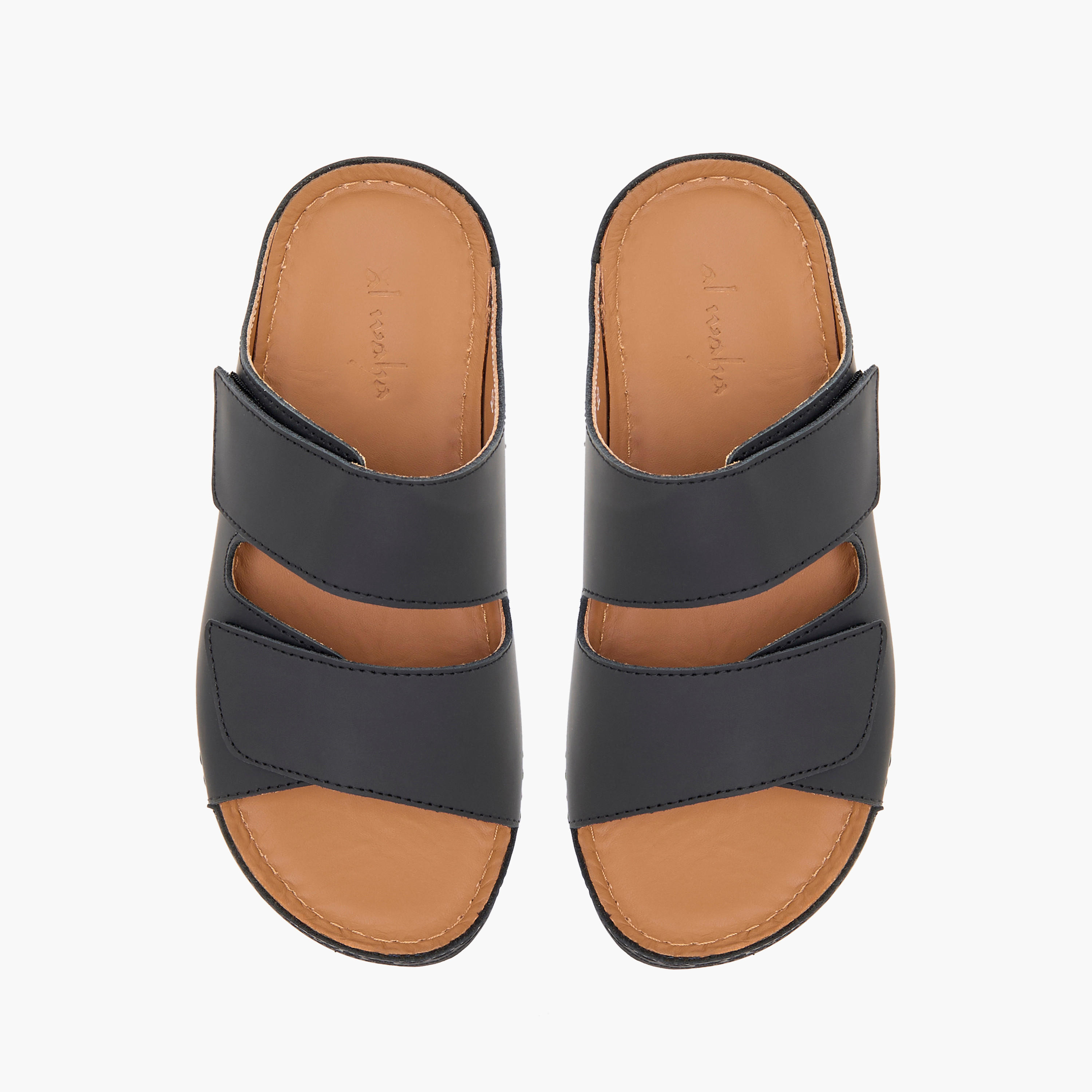 Al Waha Solid Slip-On Arabic Sandals-boys-shoes-sandals-image-1