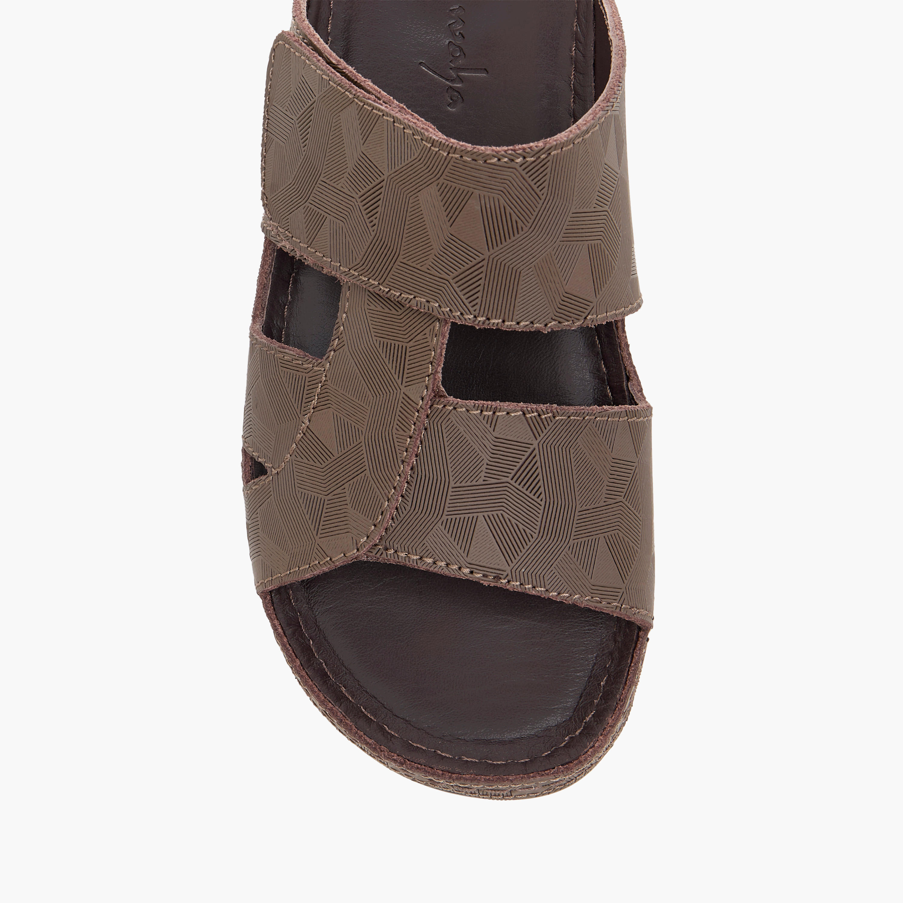 Al Waha Textured Slip-On Arabic Sandals-boys-shoes-sandals-image-3