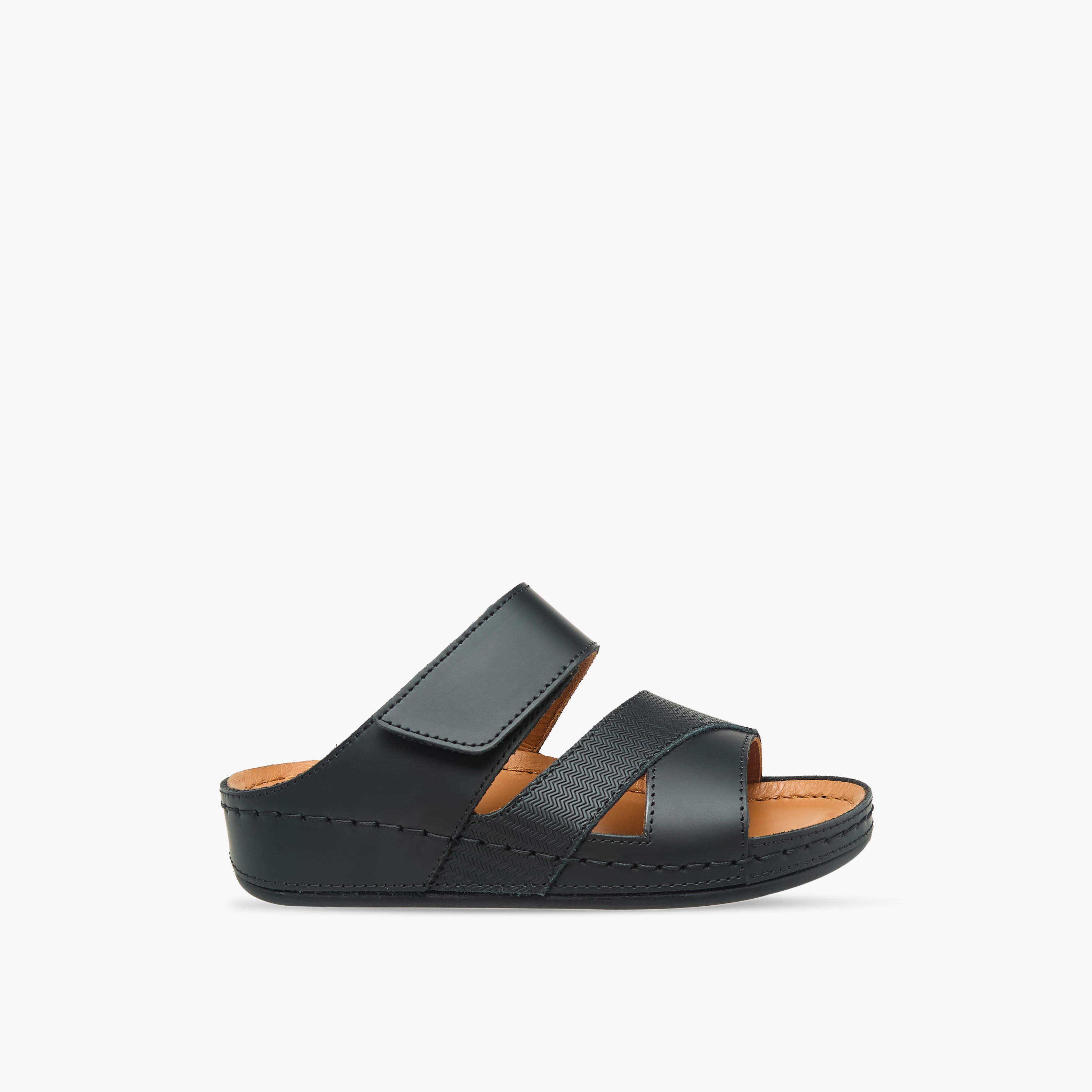 Al Waha Boys Leather Arabic Sandals-boys-shoes-sandals-image-3
