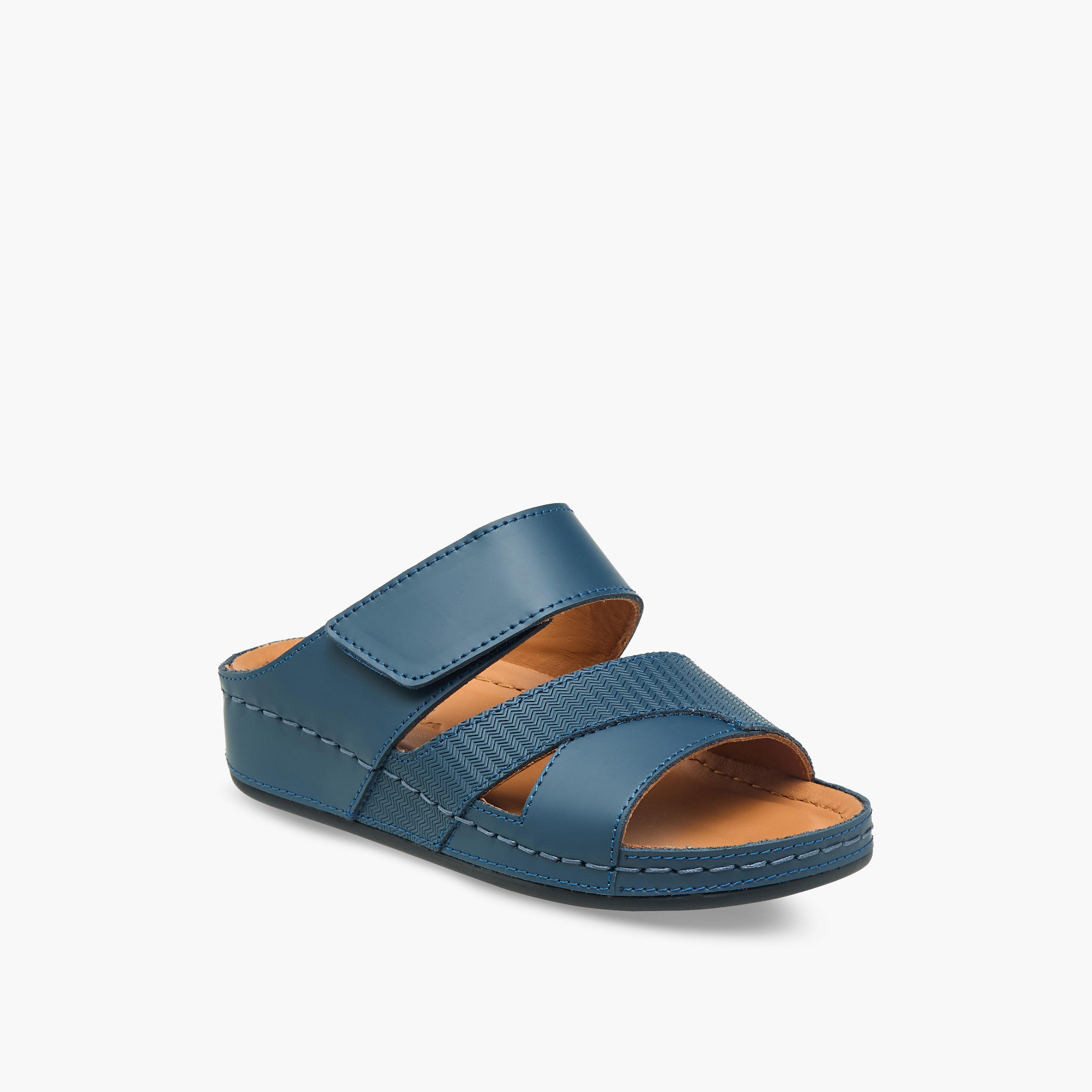 Al Waha Boys Leather Arabic Sandals-boys-shoes-sandals-image-2