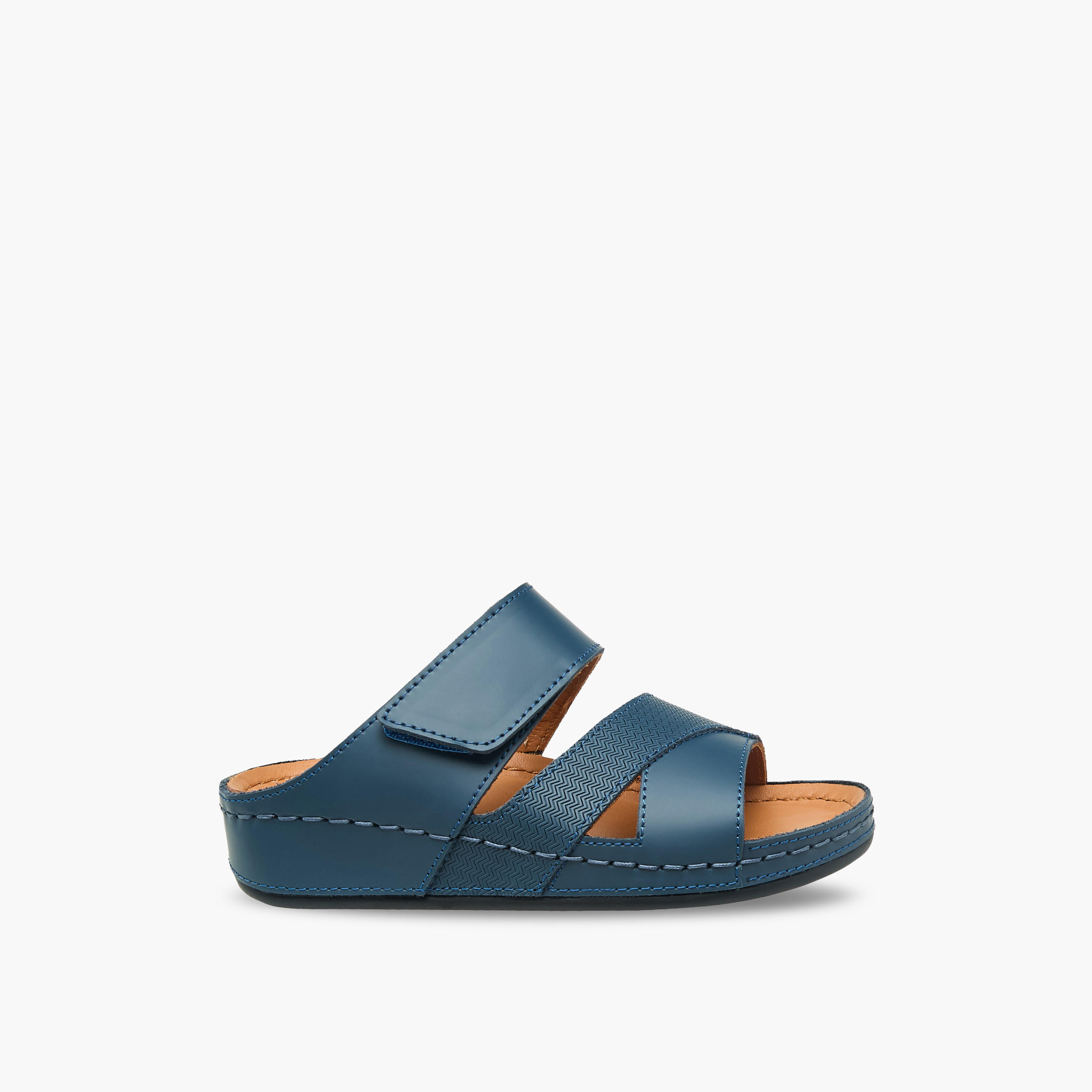 Al Waha Boys Leather Arabic Sandals-boys-shoes-sandals-image-3