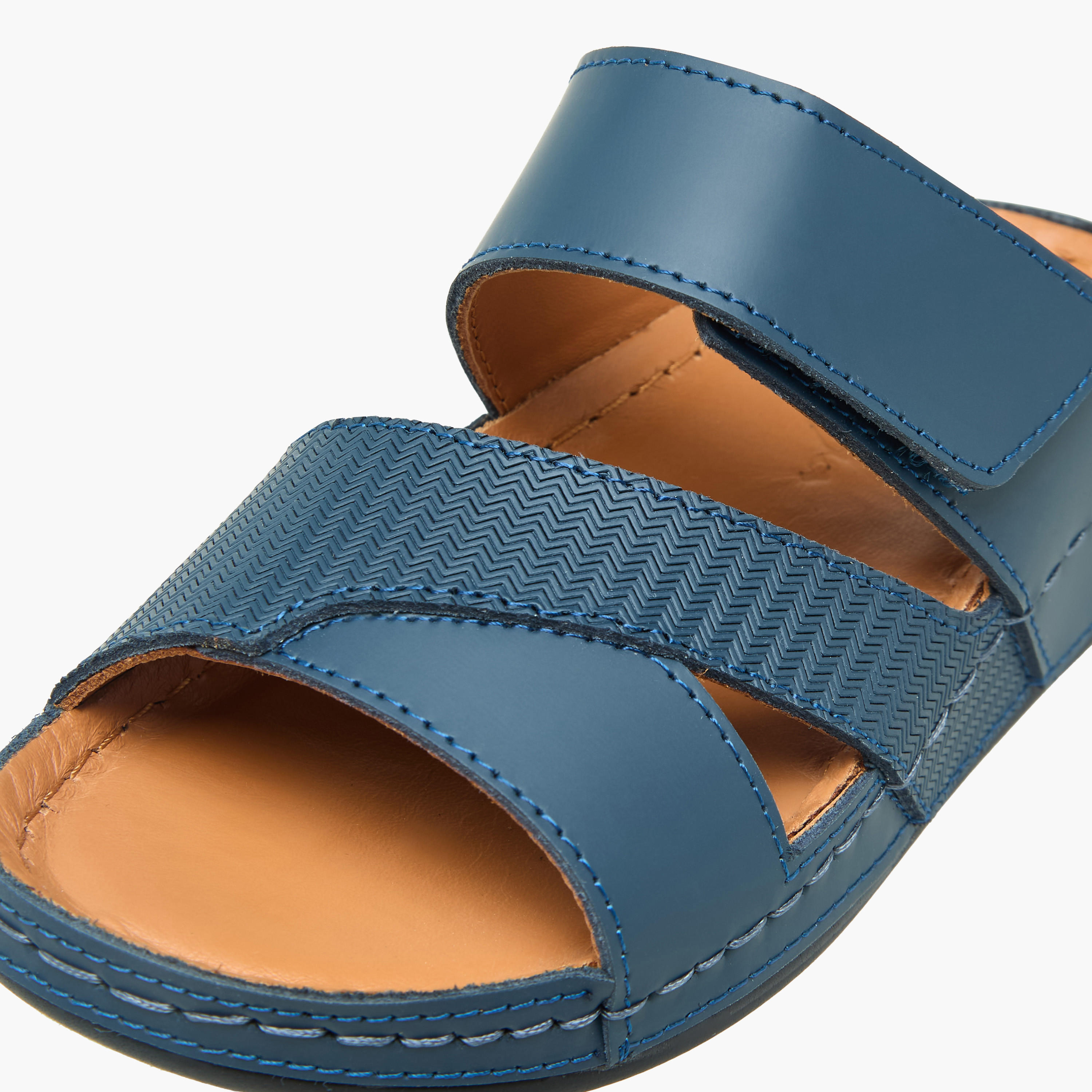 Al Waha Boys Leather Arabic Sandals-boys-shoes-sandals-image-4