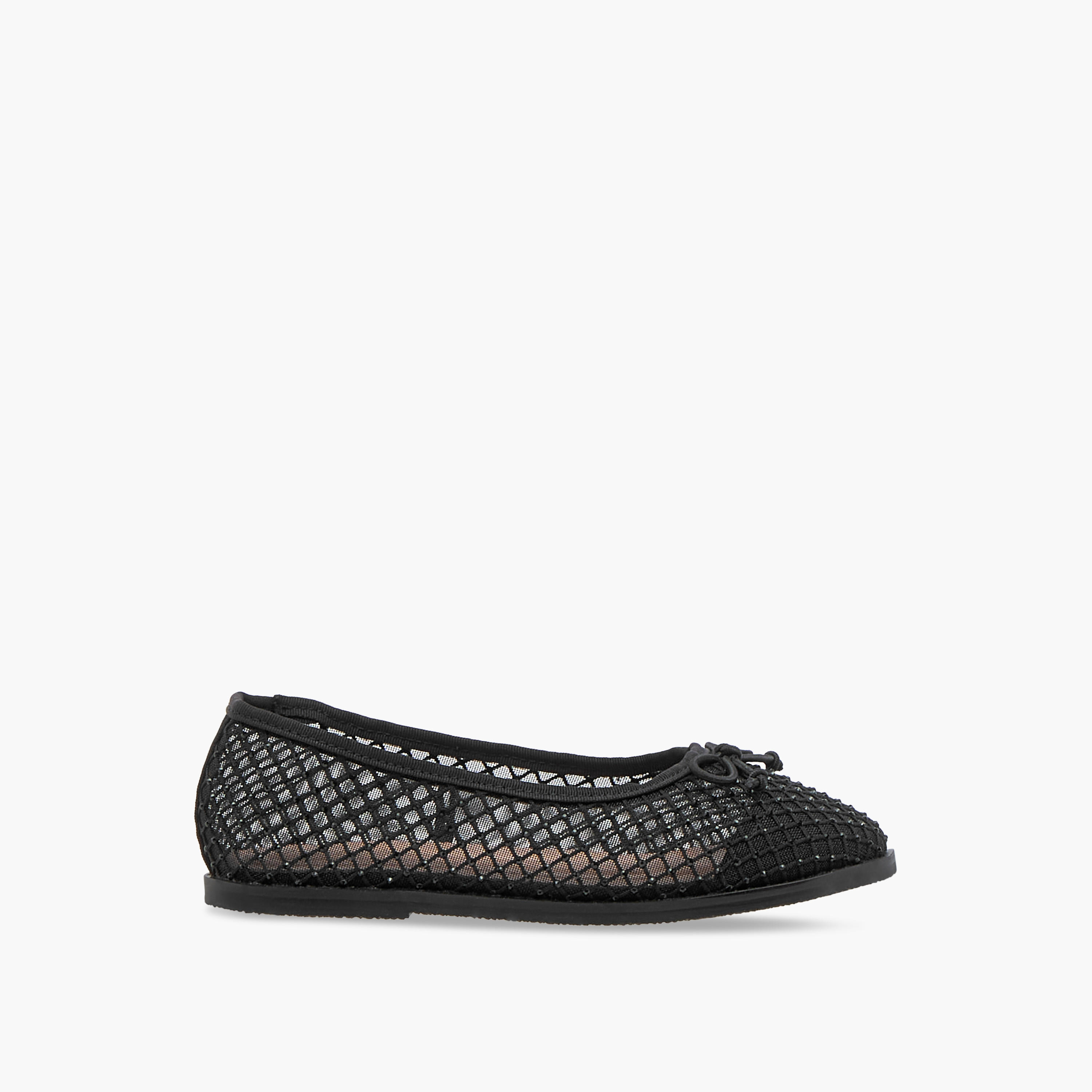 Juniors Bow Accent Slip-On Ballerina Shoes-girls-shoes-ballerinas-image-3