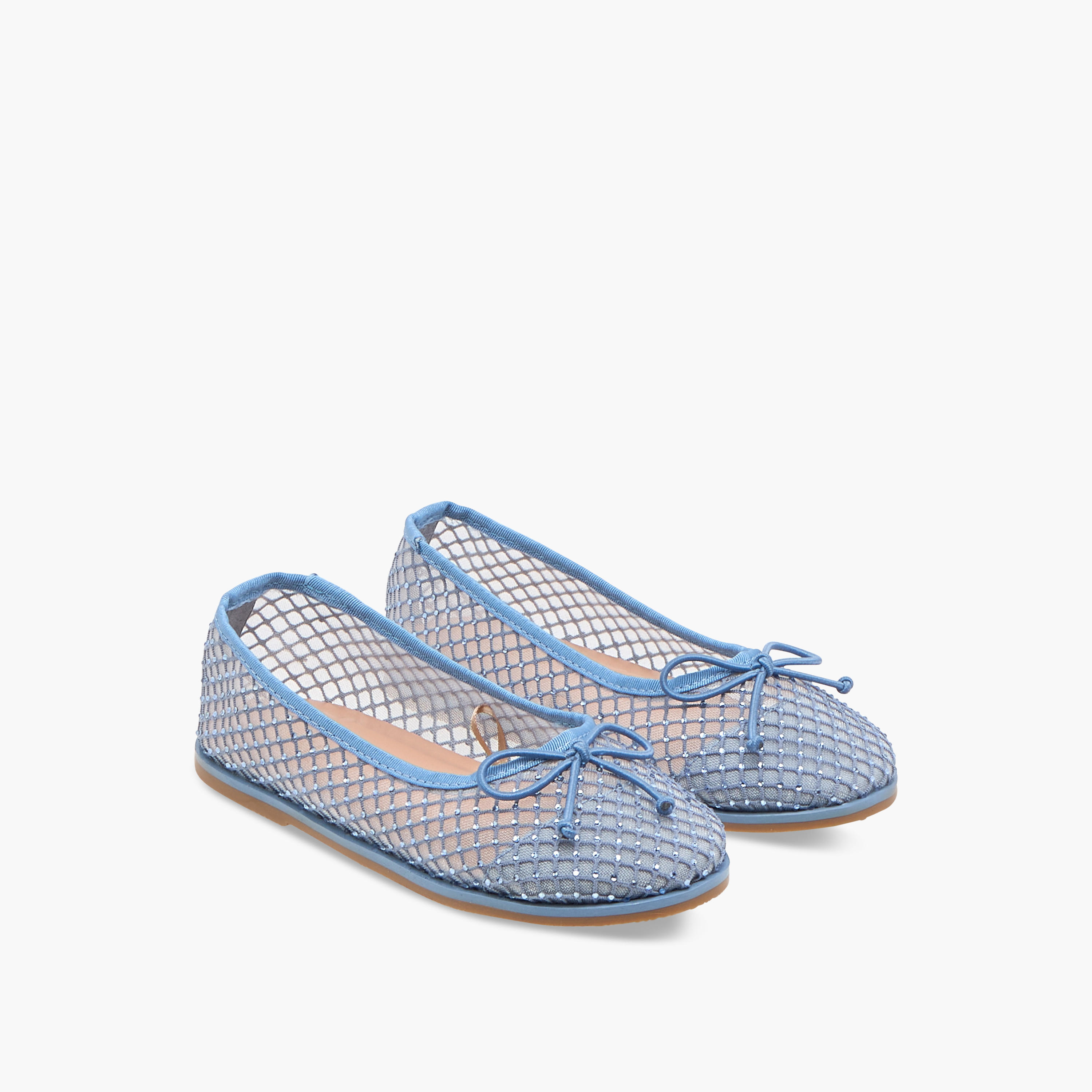 Juniors Bow Accent Slip-On Ballerina Shoes-girls-shoes-ballerinas-image-1