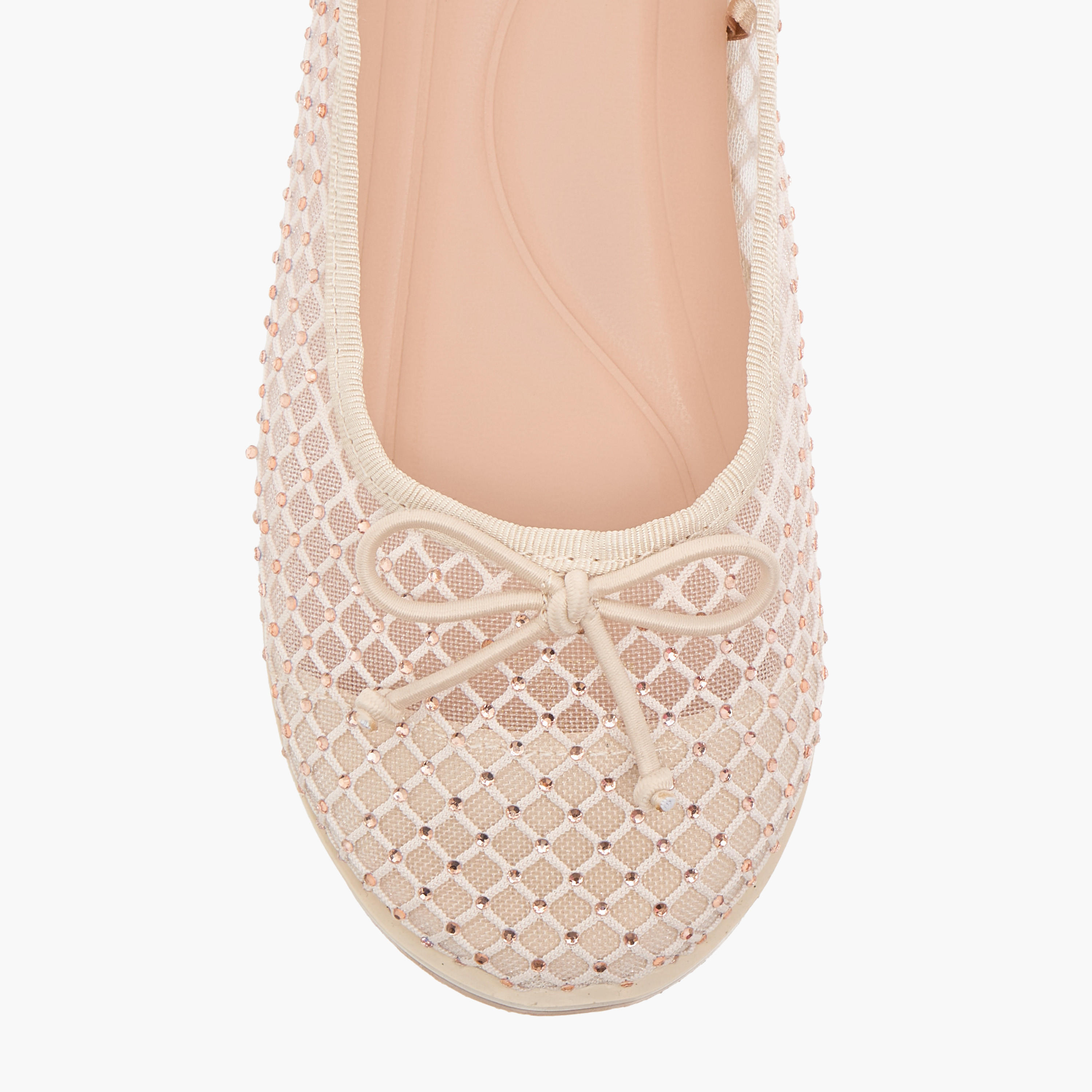 Juniors Bow Accent Slip-On Ballerina Shoes-girls-shoes-ballerinas-image-4