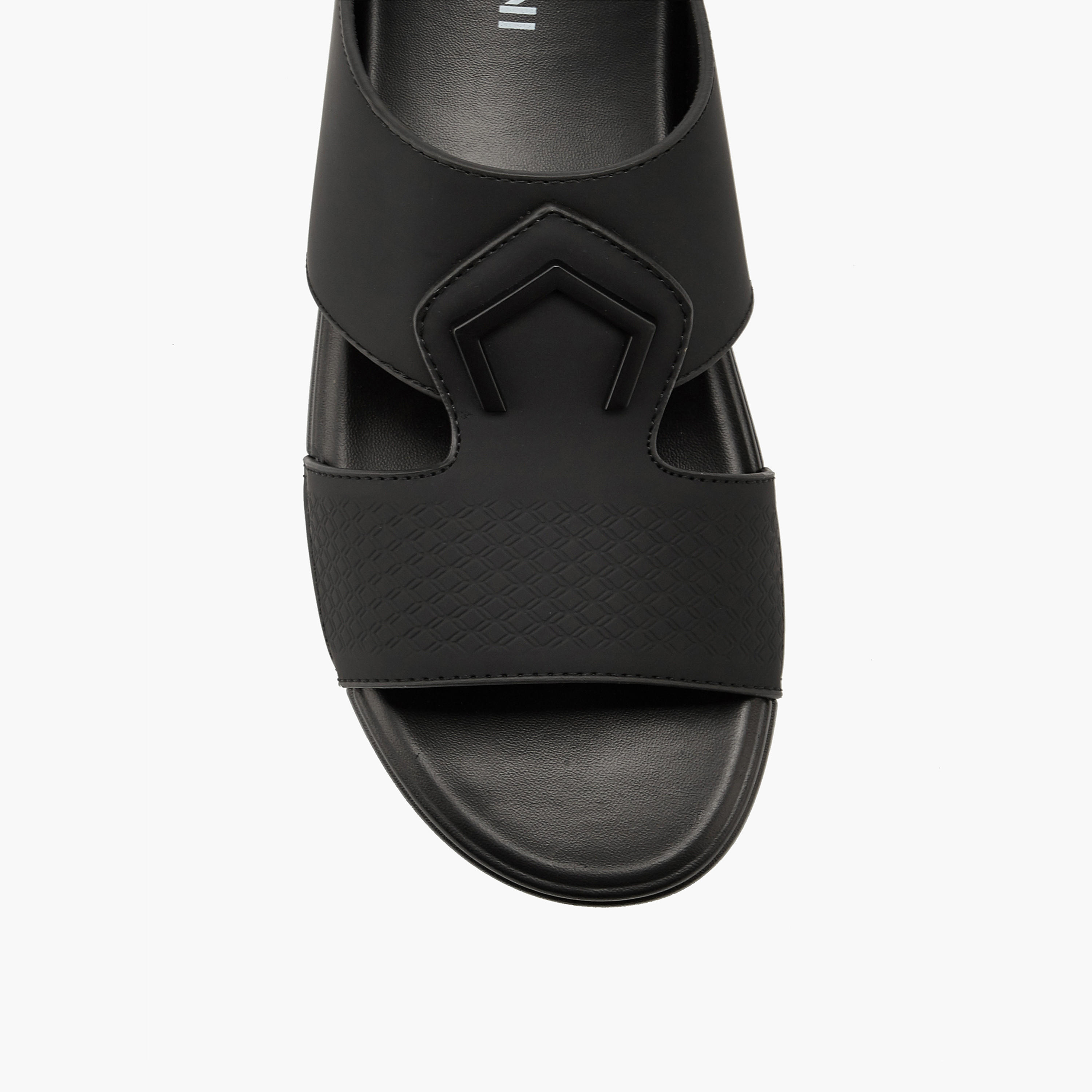 Duchini Men's Textured Slip-On Arabic Sandals-men-shoes-sandals-image-4