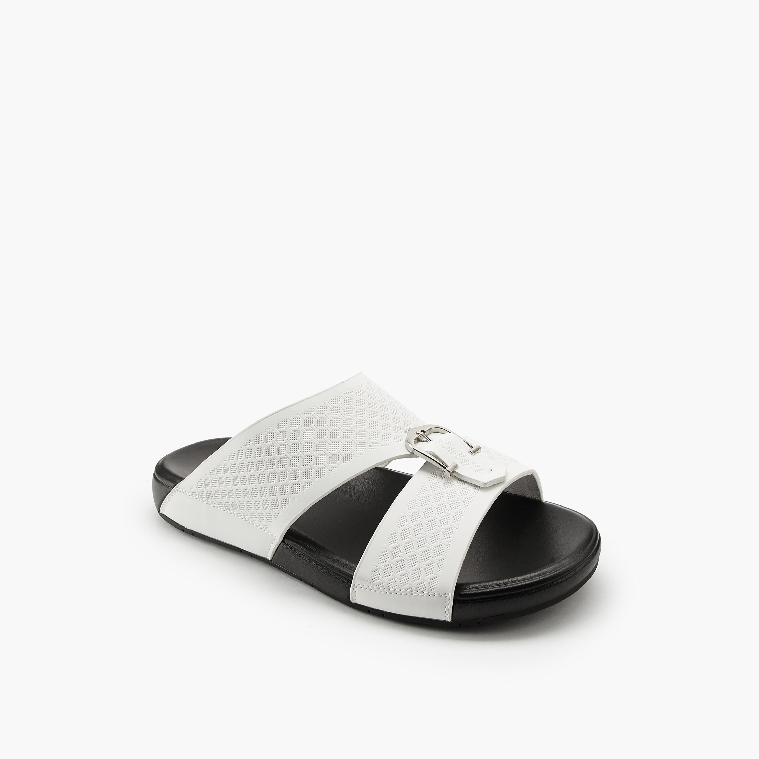 صندل عربي سهل الارتداء بزينة إبزيم للرجال من دوتشيني-men-shoes-sandals-image-3