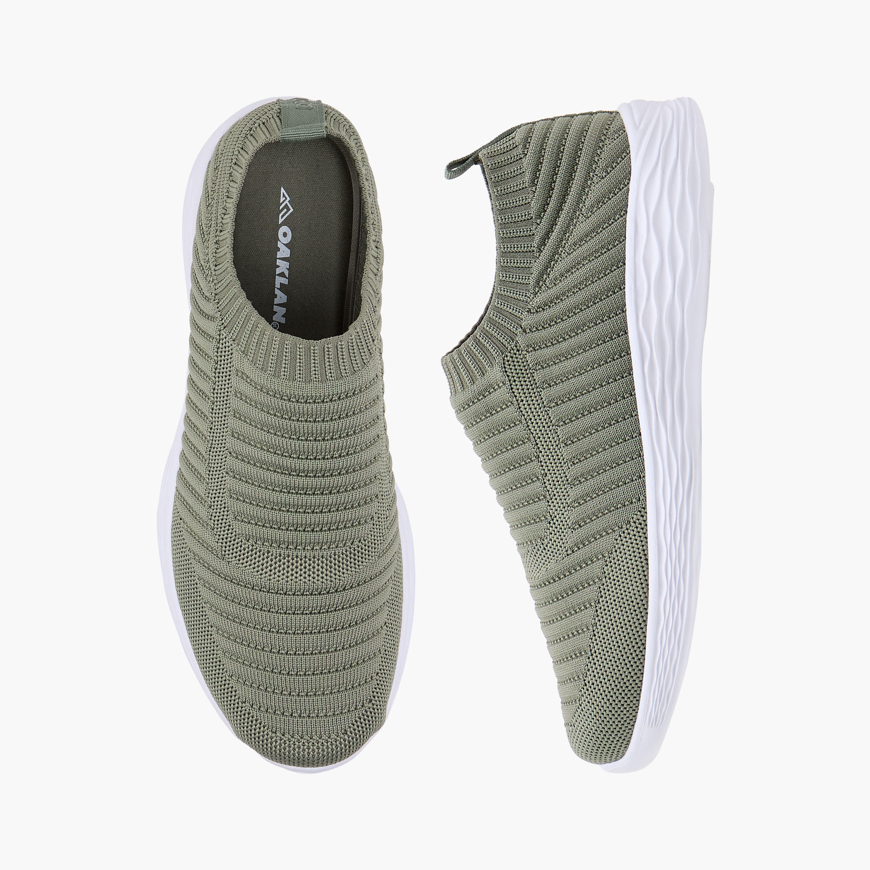 Oaklan by Shoexpress Textured Slip-On Sneakers-women-shoes-sneakers-image-1