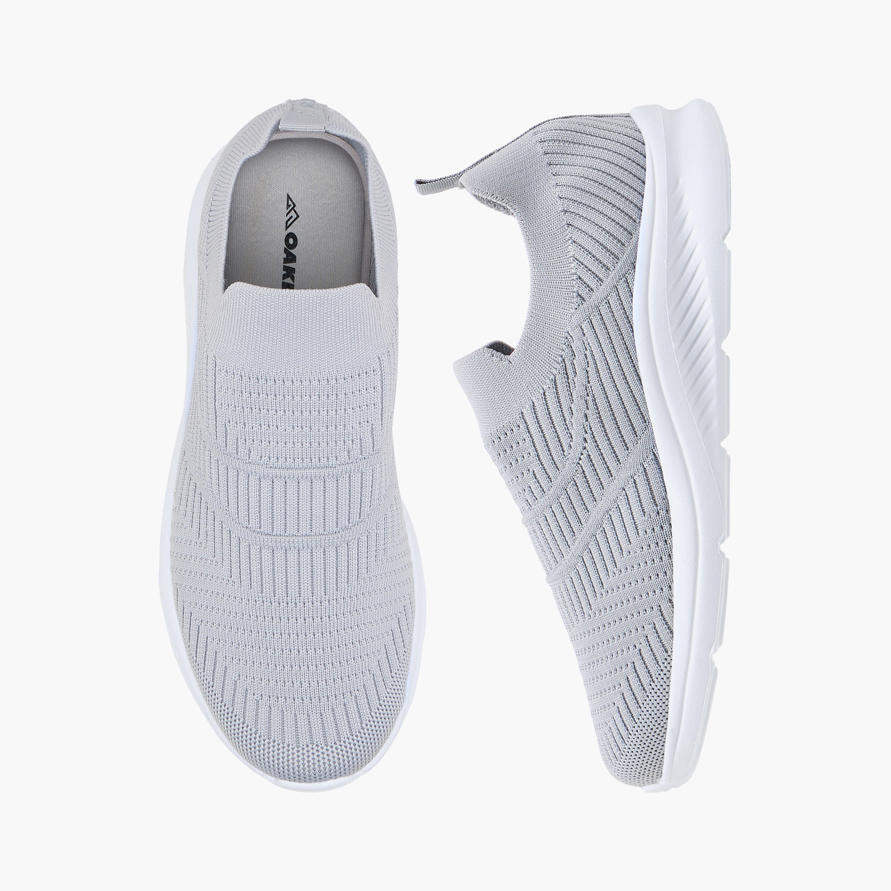 Oaklan by Shoexpress Textured Slip-On Sneakers-women-shoes-sneakers-image-1