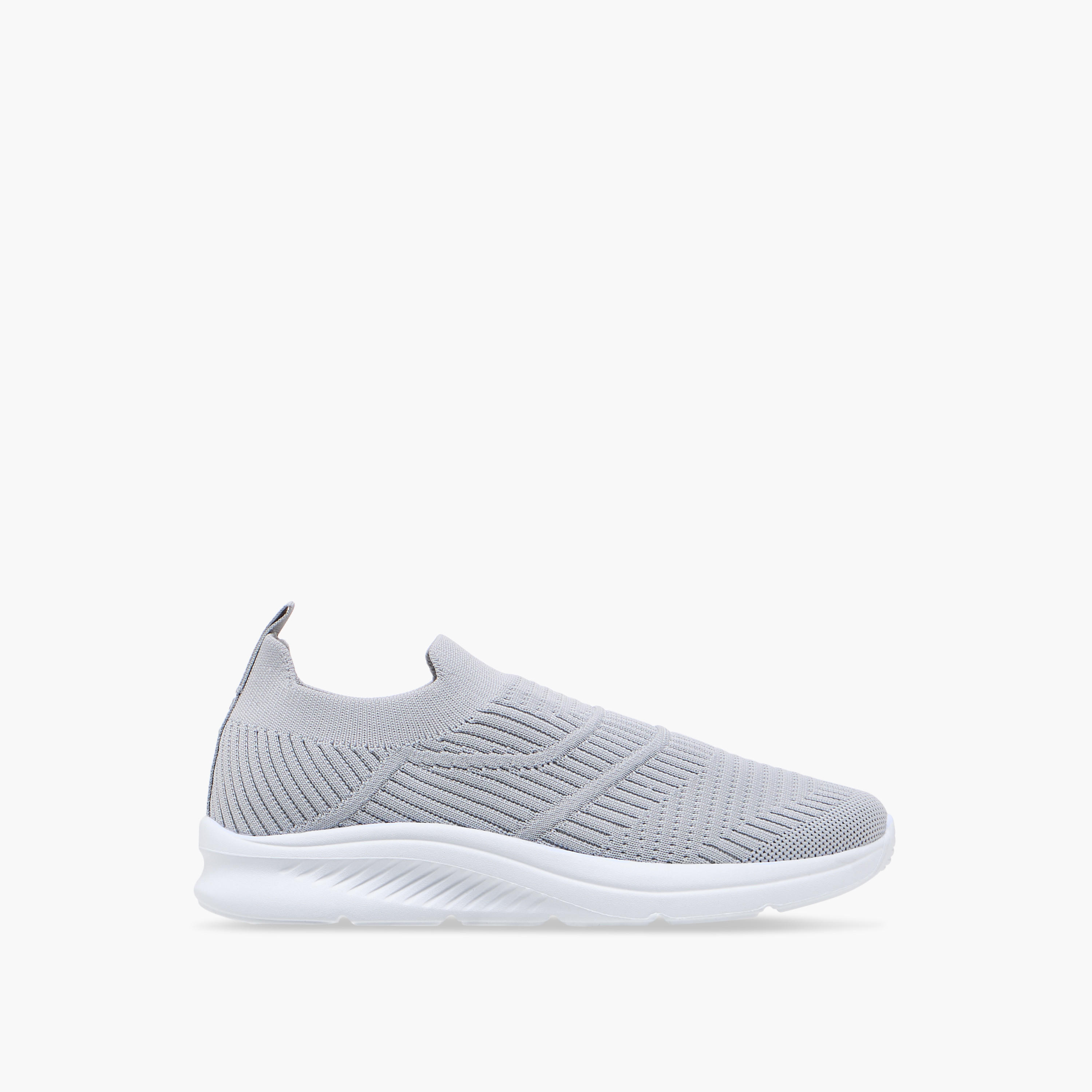 Oaklan by Shoexpress Textured Slip-On Sneakers-women-shoes-sneakers-image-3