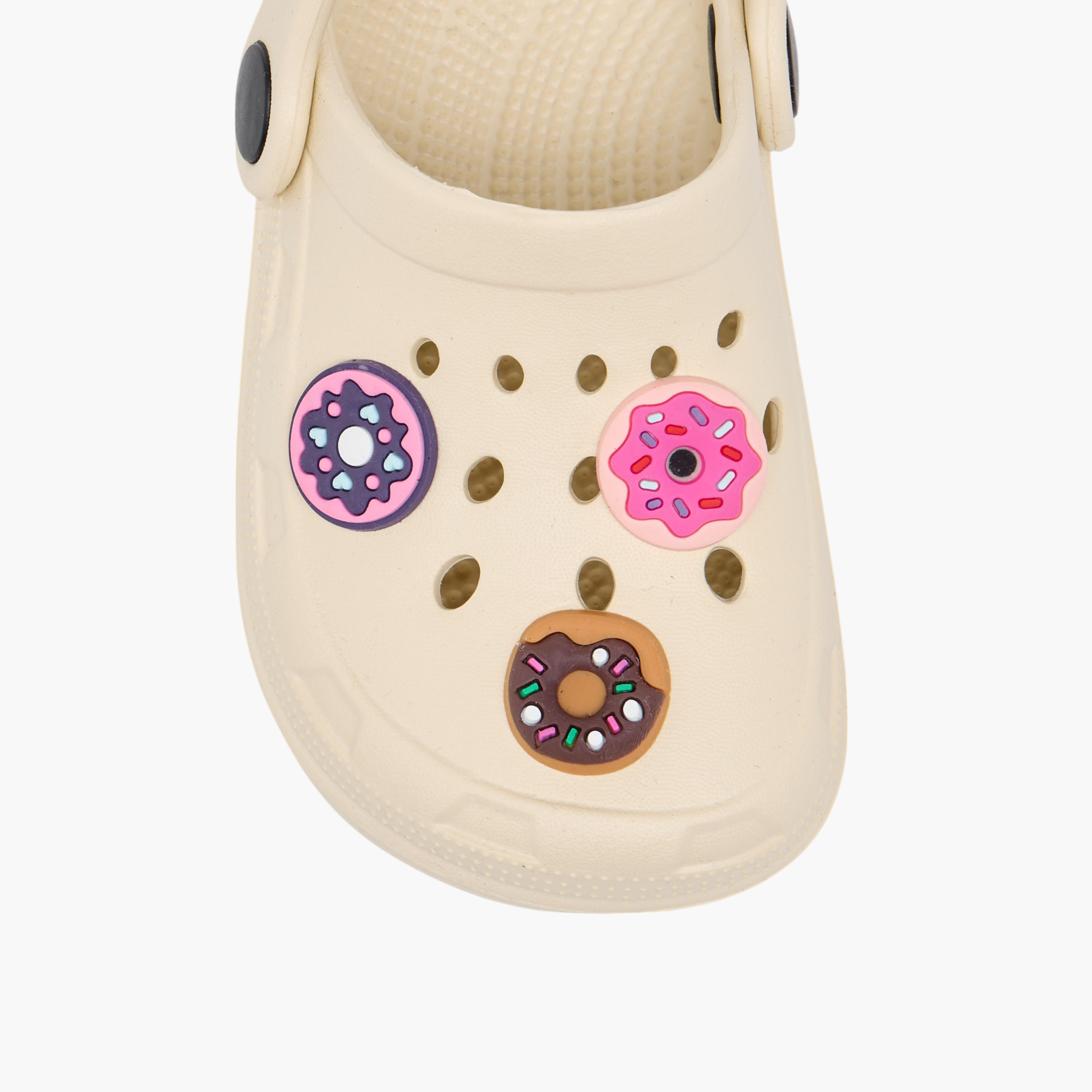 Flora Bella Donut Accent Clogs with Backstrap-girls-shoes-sandals-image-3