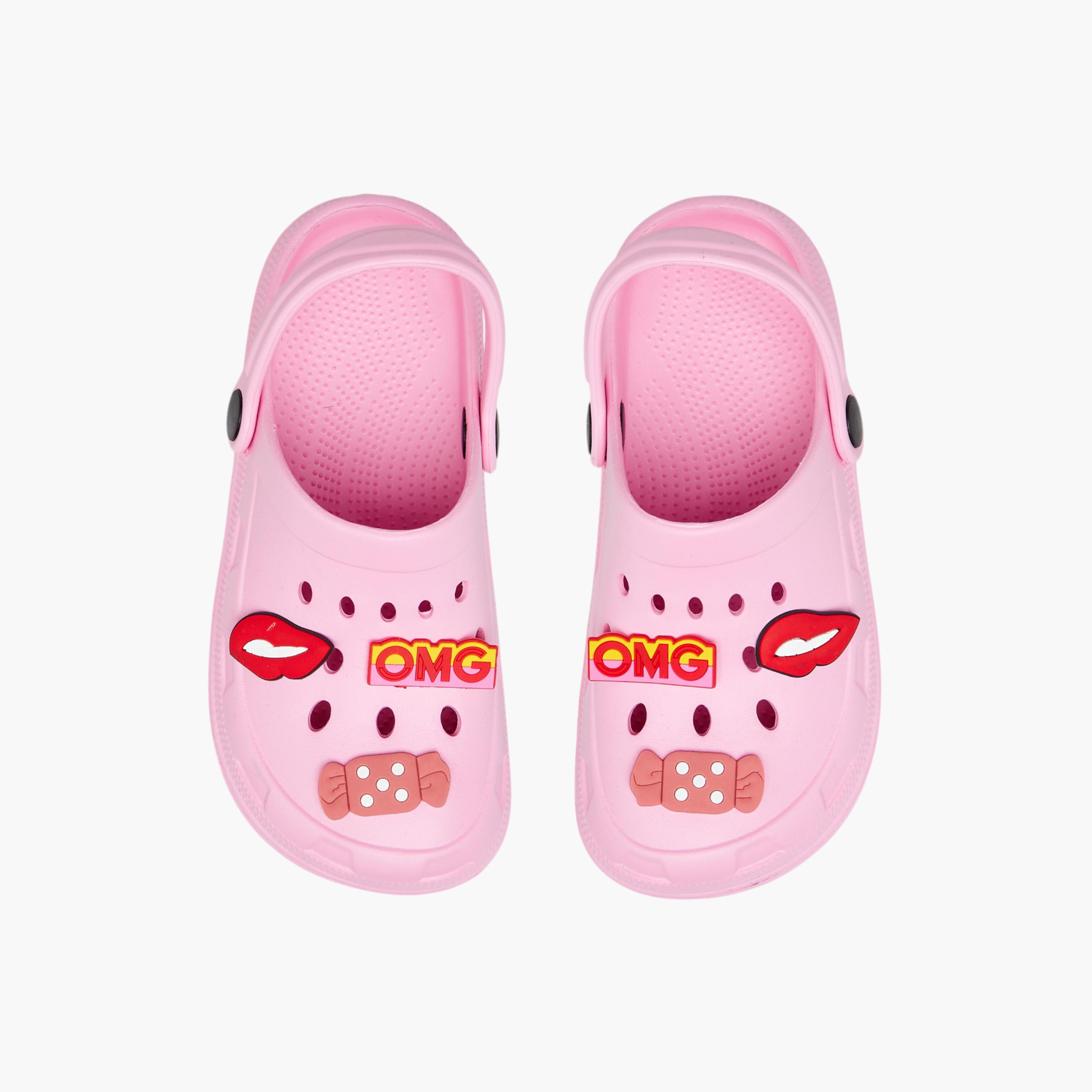 Flora Bella Candy Accent Clogs with Backstrap-girls-shoes-sandals-image-1