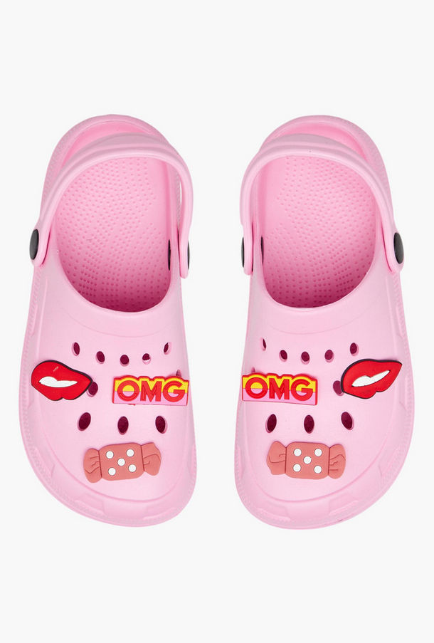 Flora Bella Candy Accent Clogs with Backstrap-girls-shoes-image-1