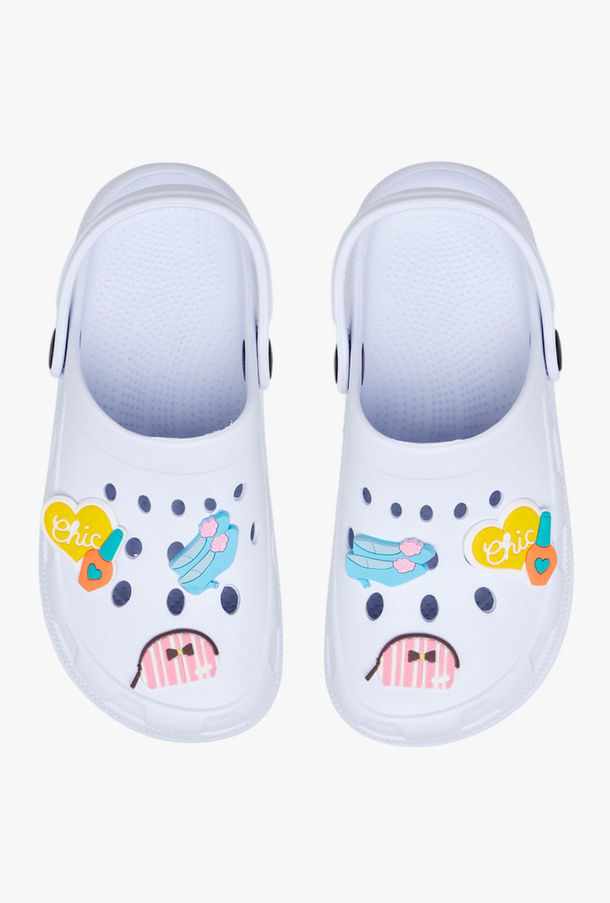 Flora Bella Bag Accent Clogs with Backstrap-girls-shoes-image-1