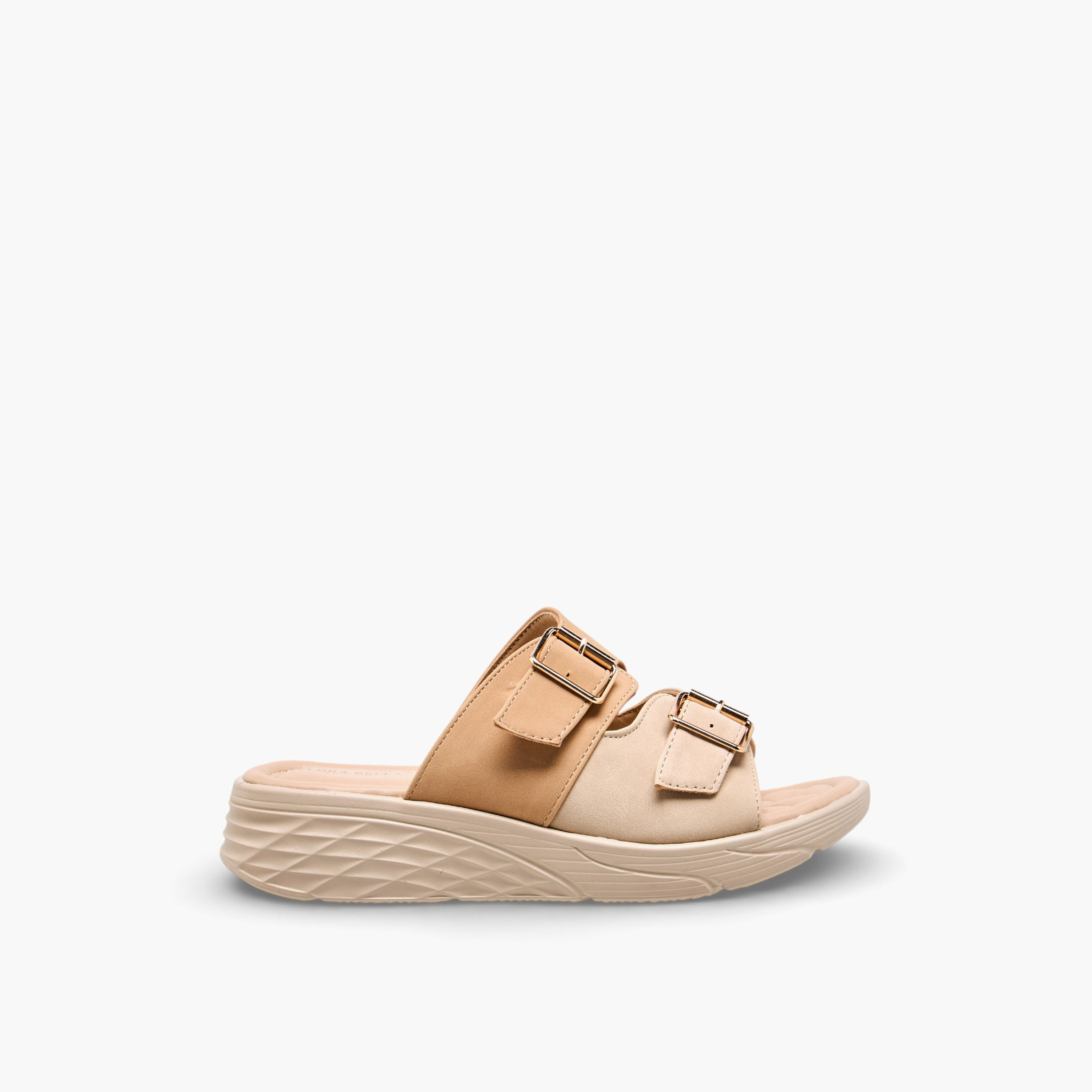 Flora Bella Women Buckled Strap Comfort Sandals-women-shoes-flats-sandals-image-3