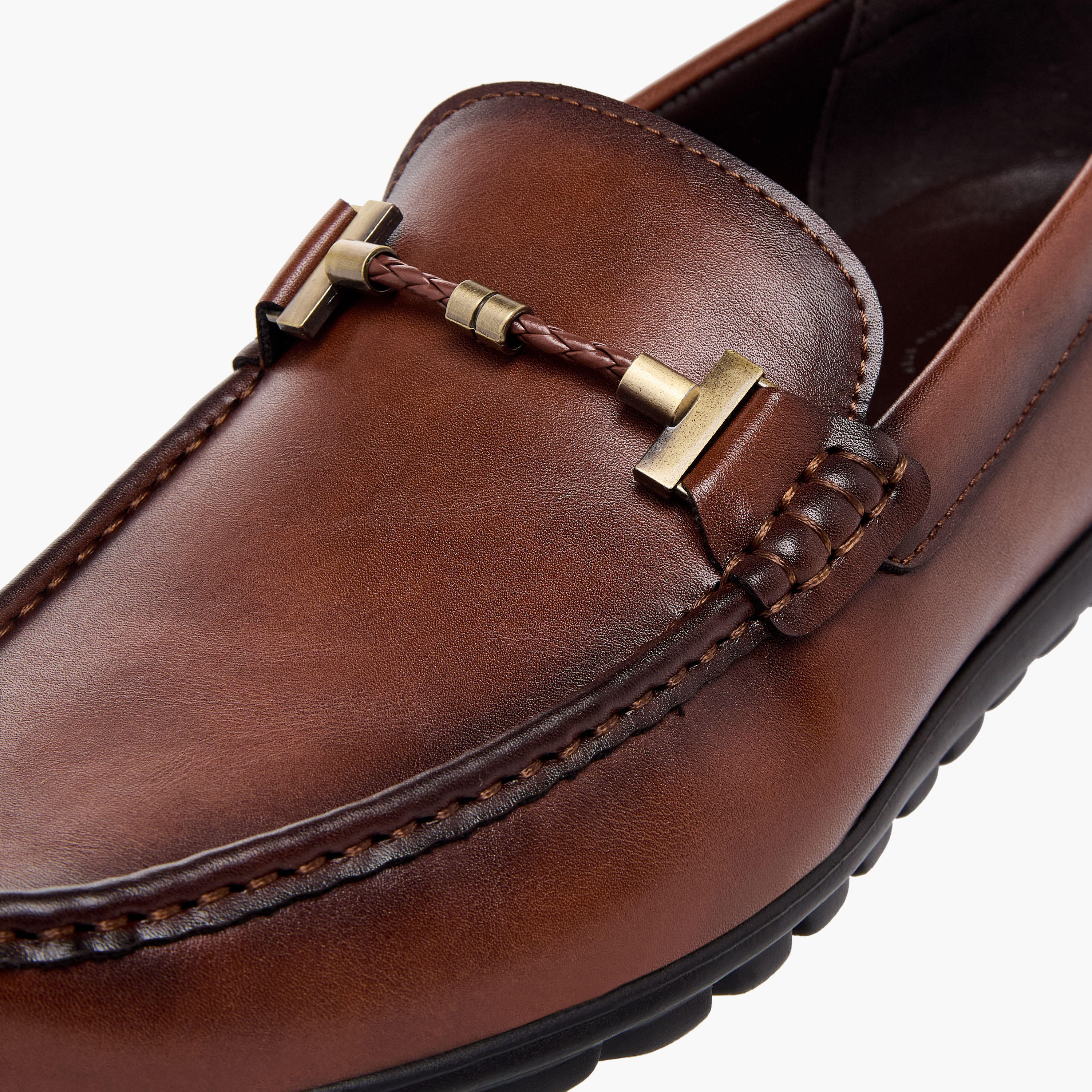 Duchini Men Metal Accent Slip-on Loafers-men-shoes-formalshoes-image-7